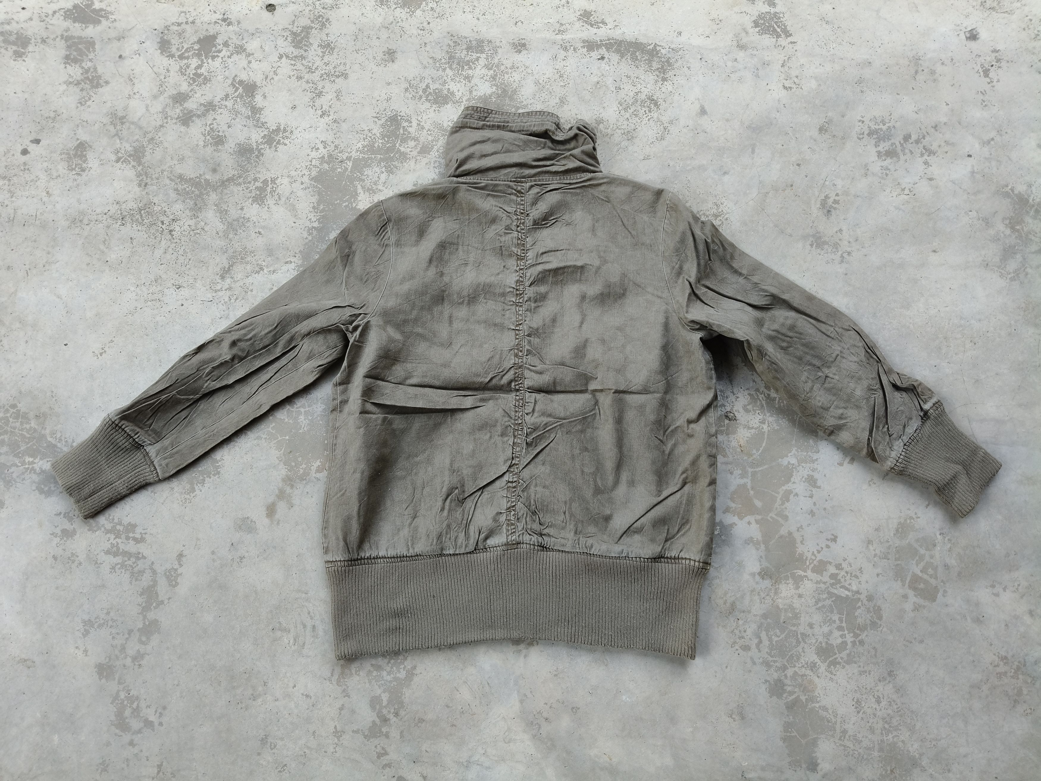 Japanese Brand Jinnee Button Up High Neck Jacket Size L / US 10 / IT 46 - 4 Thumbnail
