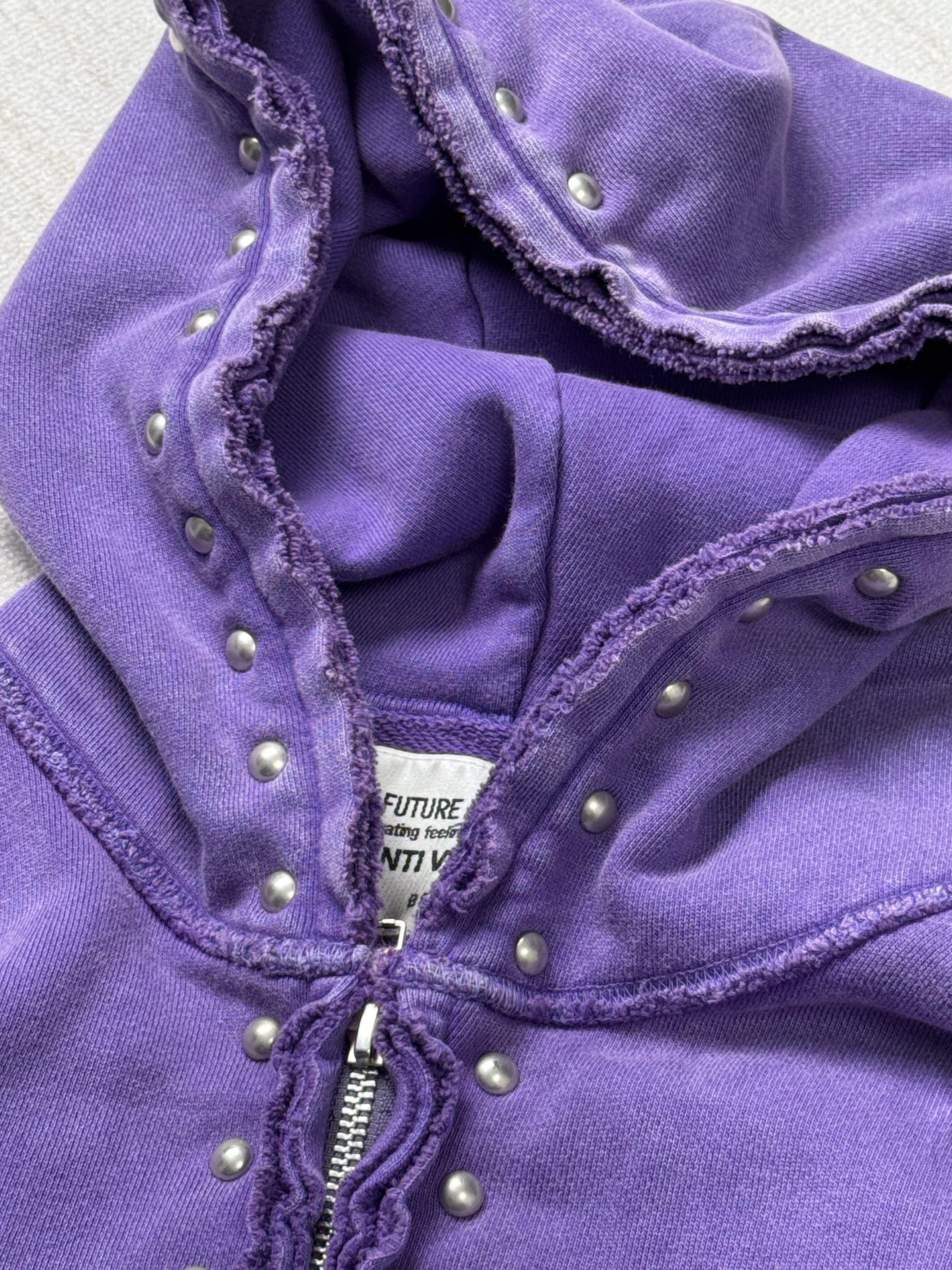 Japanese Brand UNWORN* FUTURE ARCHIVE CHEMICAL FADE MA-1 Hoodie Size US M / EU 48-50 / 2 - 5 Thumbnail