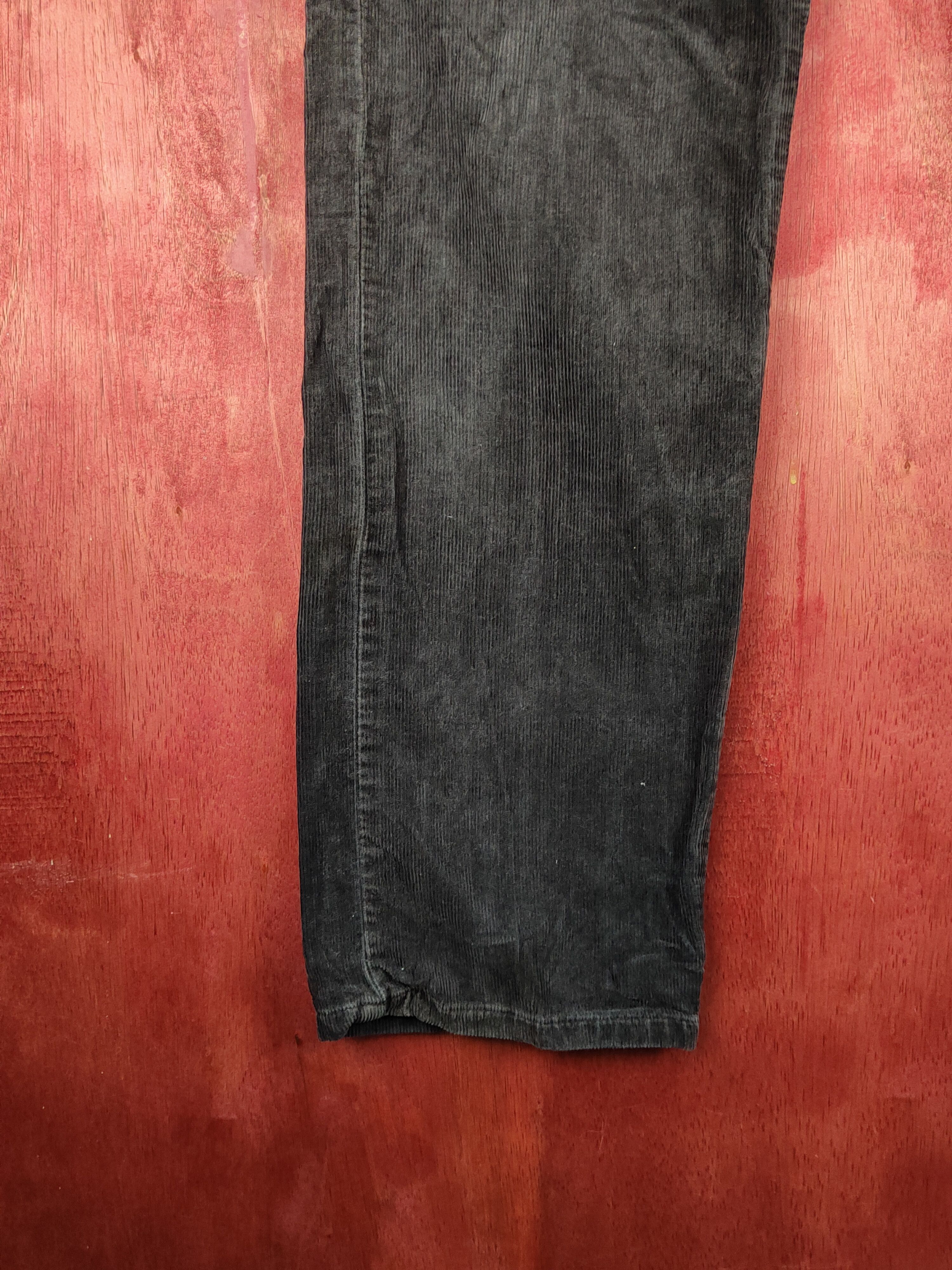 Vintage Bobson Dark Blue faded vintage cargo Corduroy Pants #S1560 Size US 28 / EU 44 - 4 Thumbnail