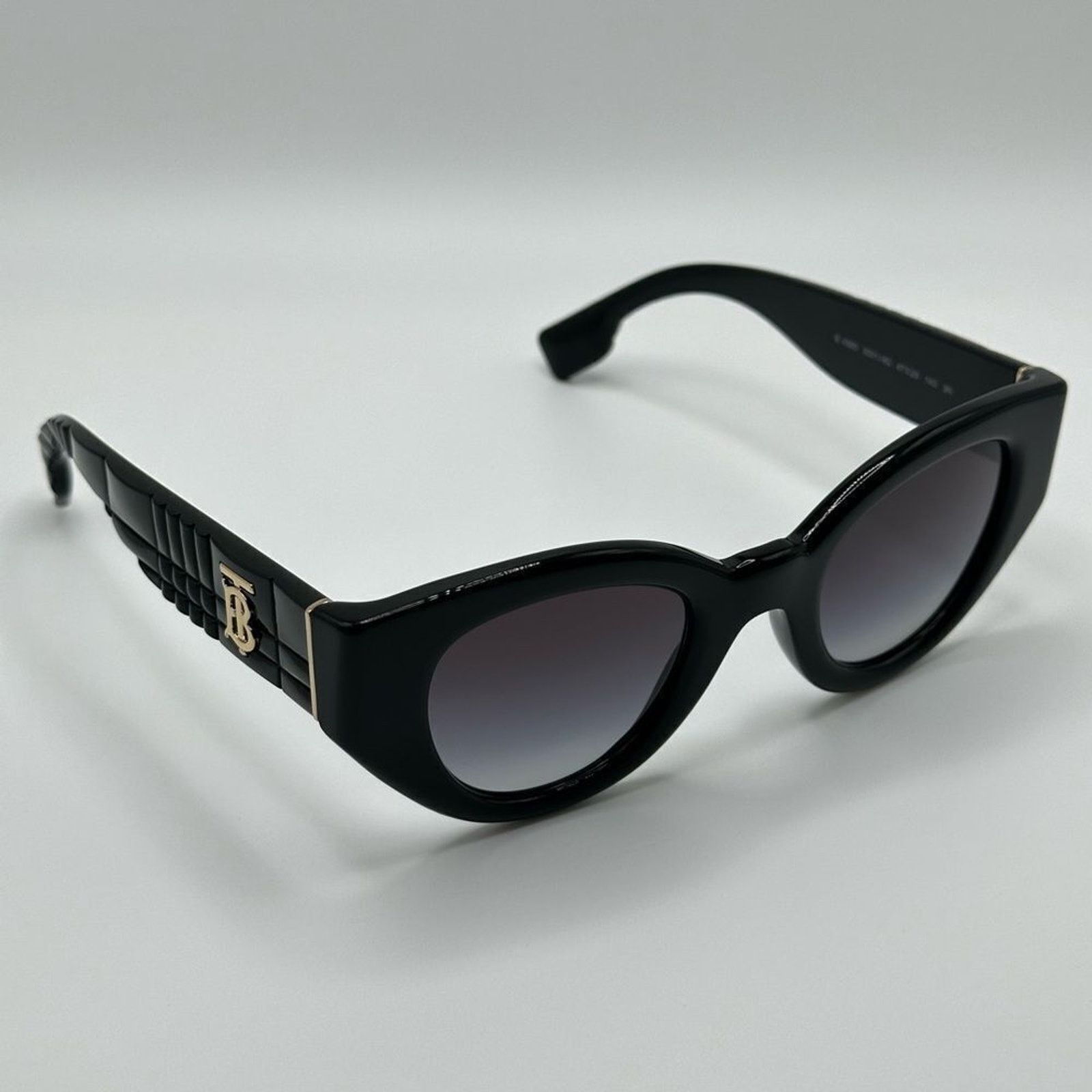 Burberry NEW BURBERRY BE4390 30018G Black/Grey Gradient Sunglasses Size ONE SIZE - 7 Thumbnail