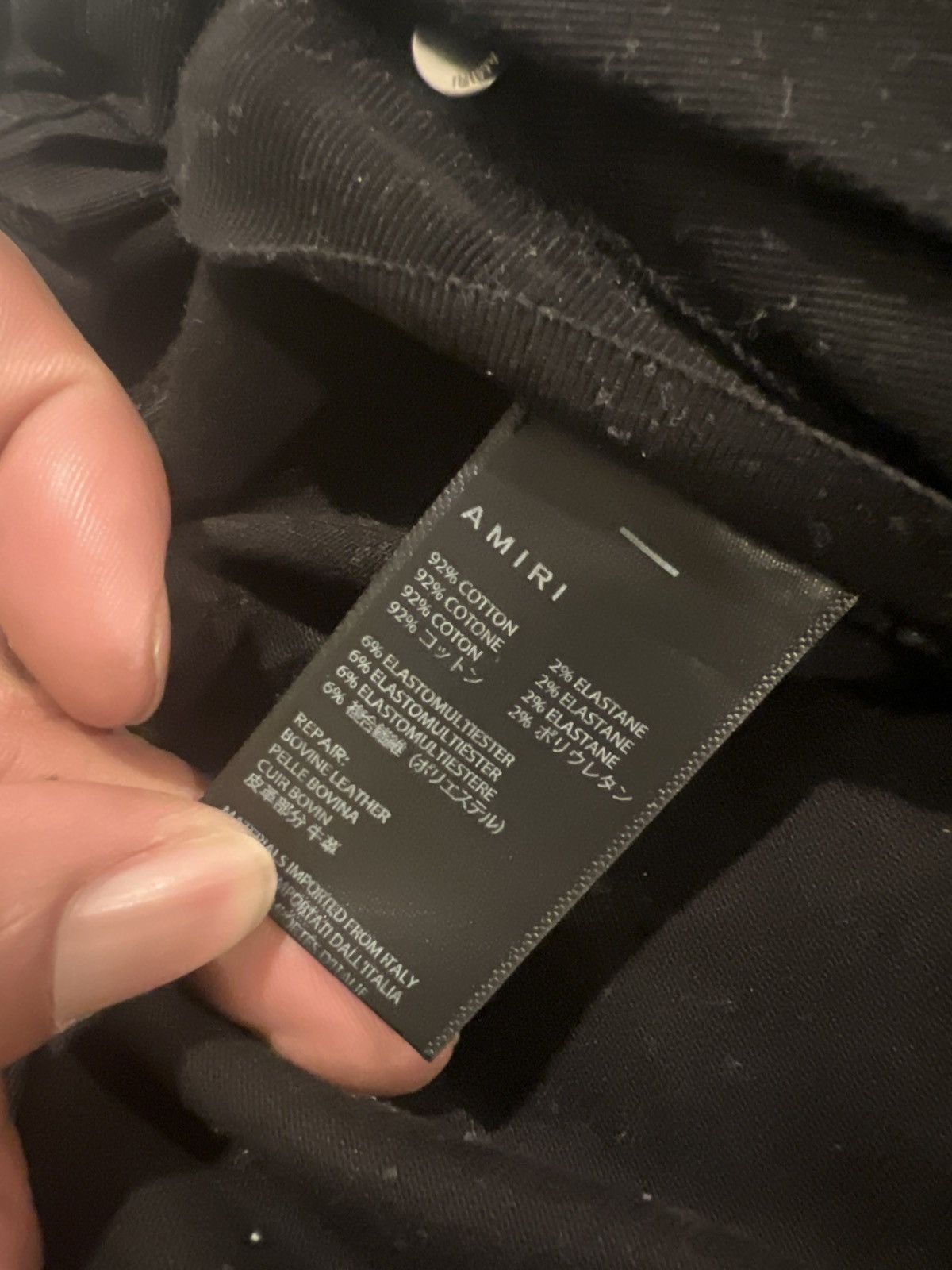 Amiri Amiri black jeans Size US 33 - 7 Thumbnail