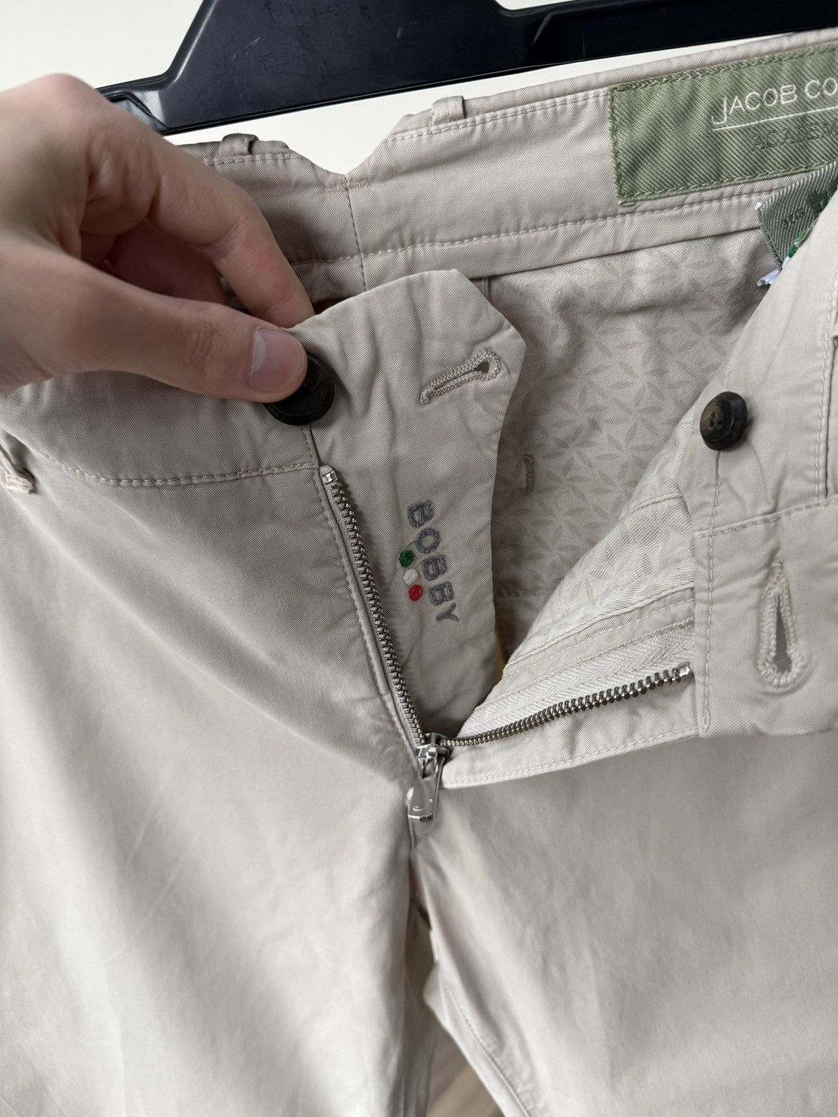 Jacob Cohen Vintage Jacob Cohen Academy Bobby Men’s Chino Pants Trousers Size US 34 / EU 50 - 6 Thumbnail