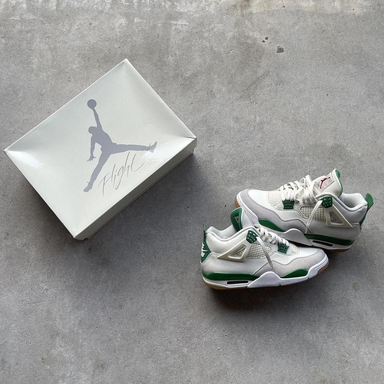 Nike SB Nike Jordan Retro 4 SB Pine Green Size US 10.5 / EU 43-44 - 8 Thumbnail