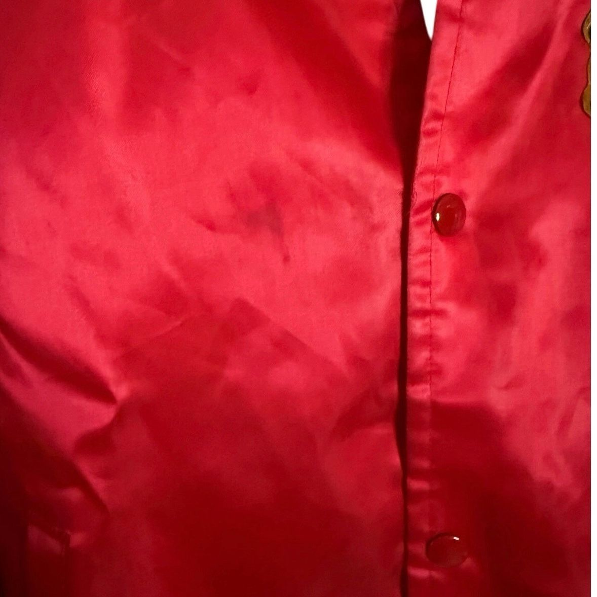 NHL Vintage Chicago Blackhawks Satin Bomber Jacket Size US M / EU 48-50 / 2 - 3 Thumbnail