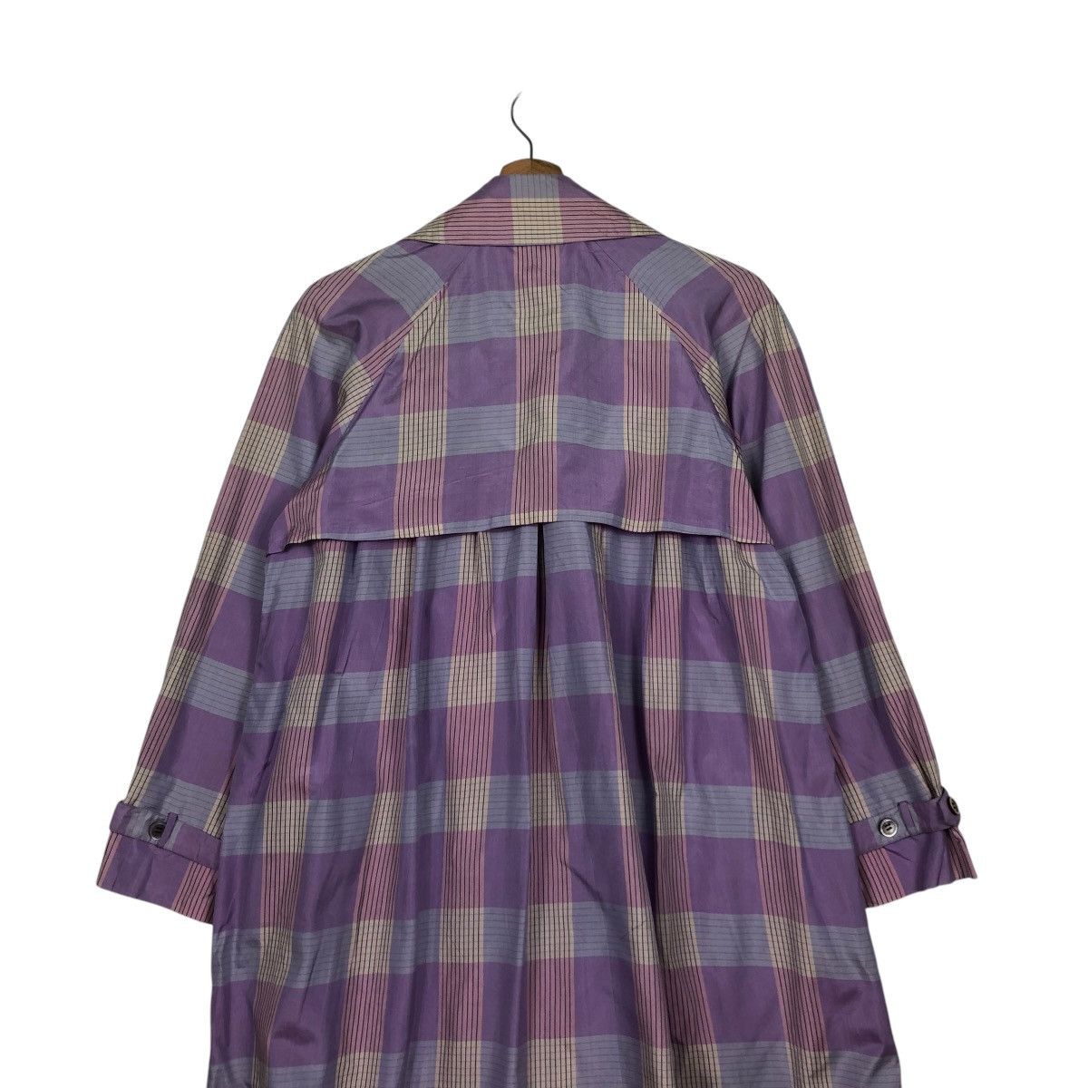 Issey Miyake 🔥VINTAGE 70’s ISSEY MIYAKE LONG JACKET TARTAN DESIGN RUNWAY Size US M / EU 48-50 / 2 - 10 Thumbnail