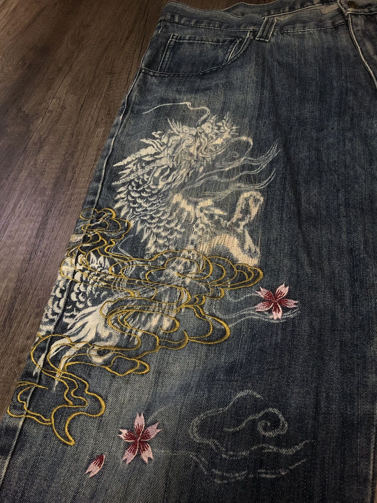 Designer × Japanese Brand VOMANIE JAPANESE JEANS SUKAJAN STYLE Size US 40 / EU 56 - 9 Thumbnail