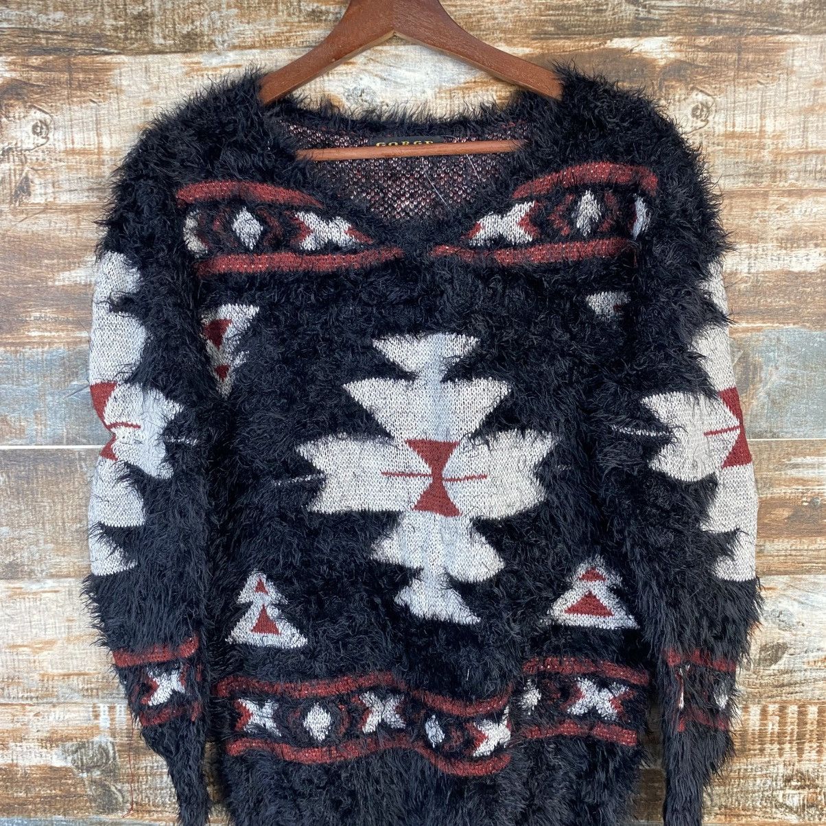 Homespun Knitwear DL Gorge Black Mohair Knitwear #C1107 Size M / US 6-8 / IT 42-44 - 5 Thumbnail