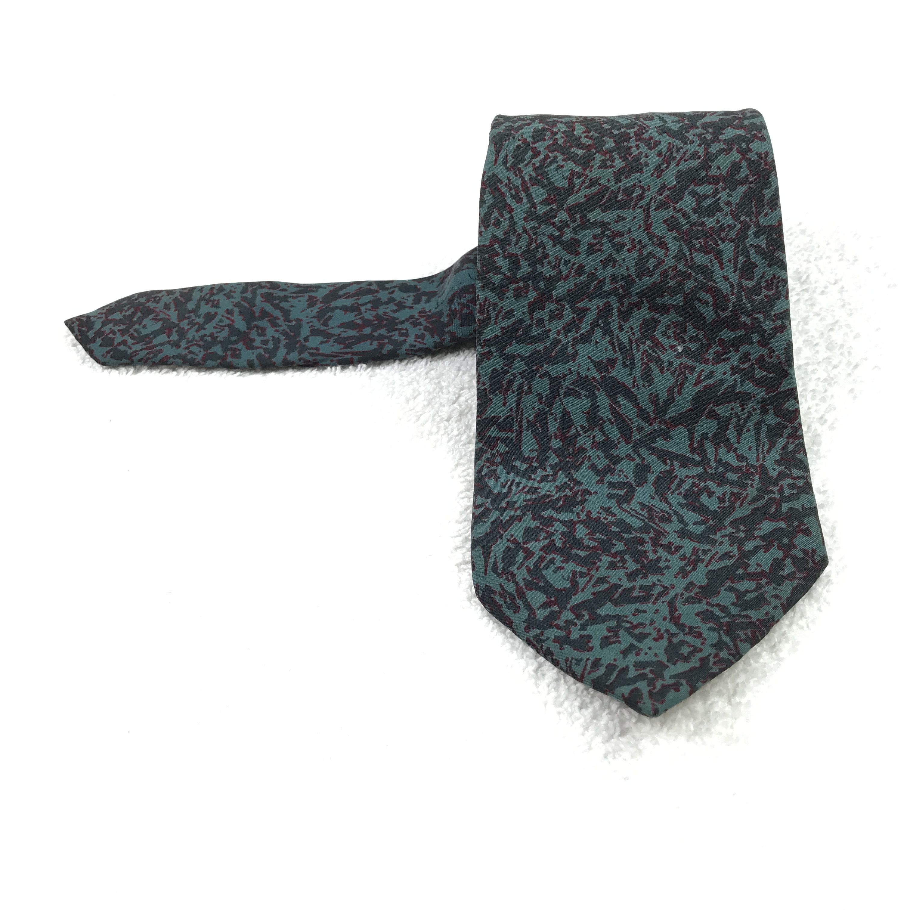 Designer × Jean-Louis Scherrer × Vintage Vintage Jean Louis Scherrer Silk Necktie Size ONE SIZE - 1 Thumbnail