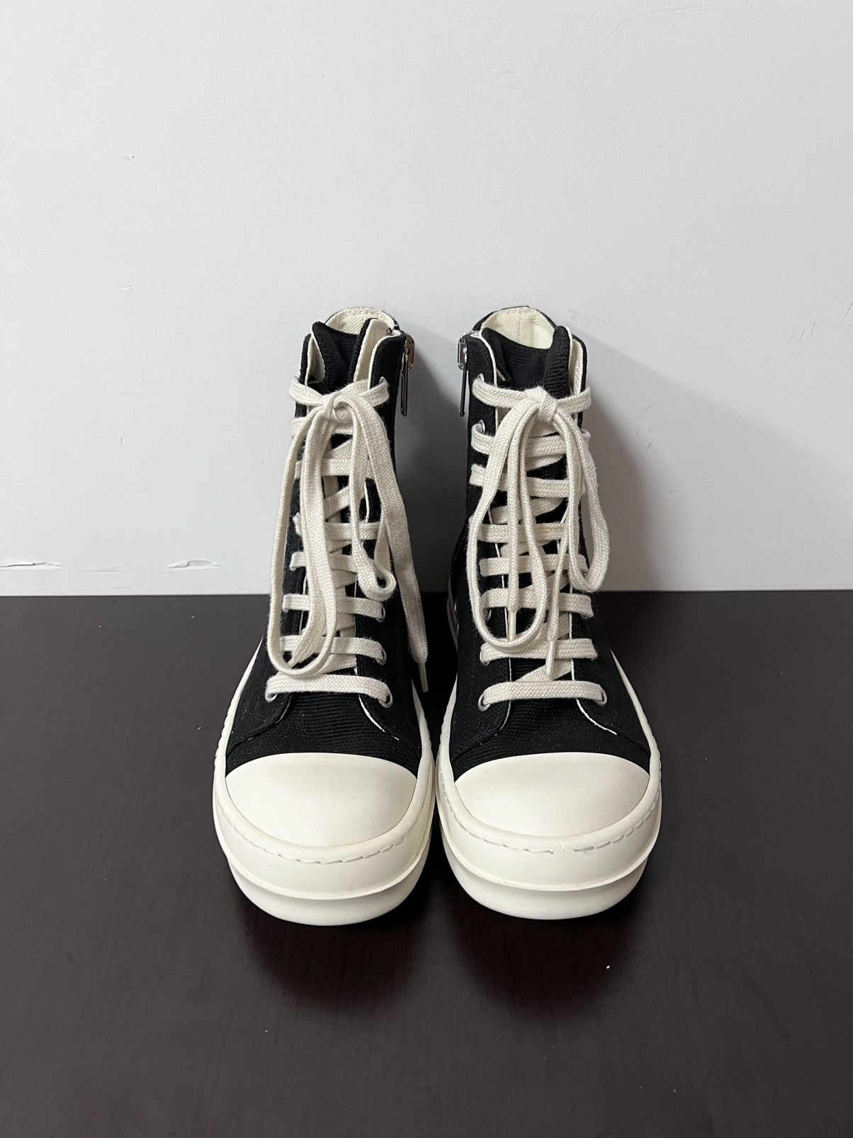 Rick Owens Drkshdw Rick owens drkshdw ramones high top sneakers Size US 6 / IT 36 - 3 Thumbnail