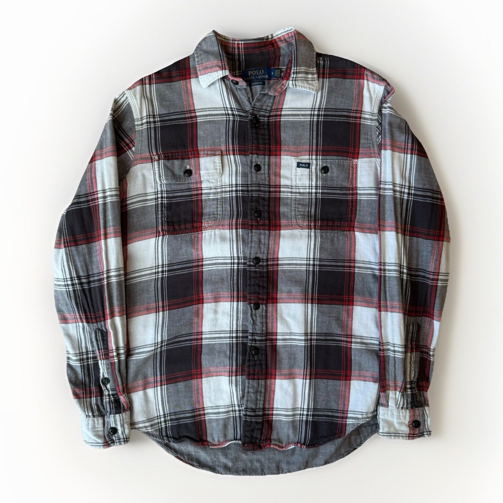 Polo Ralph Lauren Polo Ralph Lauren Flannel Medium Multicolor Plaid Causal Size US M / EU 48-50 / 2 - 1 Thumbnail