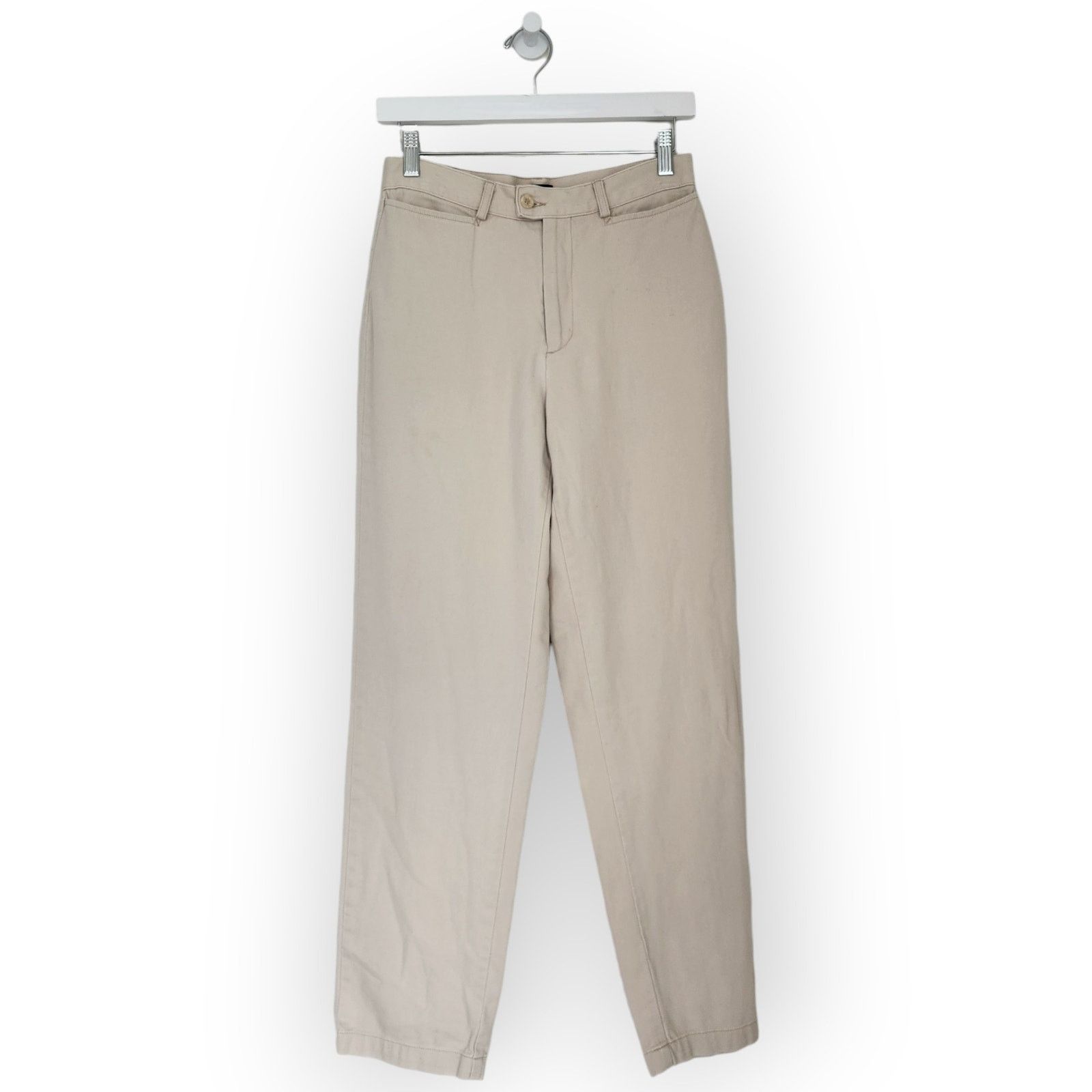 Vintage Vintage 90s Dockers Khaki Pants High Rise Straight 4 Y2K Size 27" / US 4 / IT 40 - 1 Thumbnail