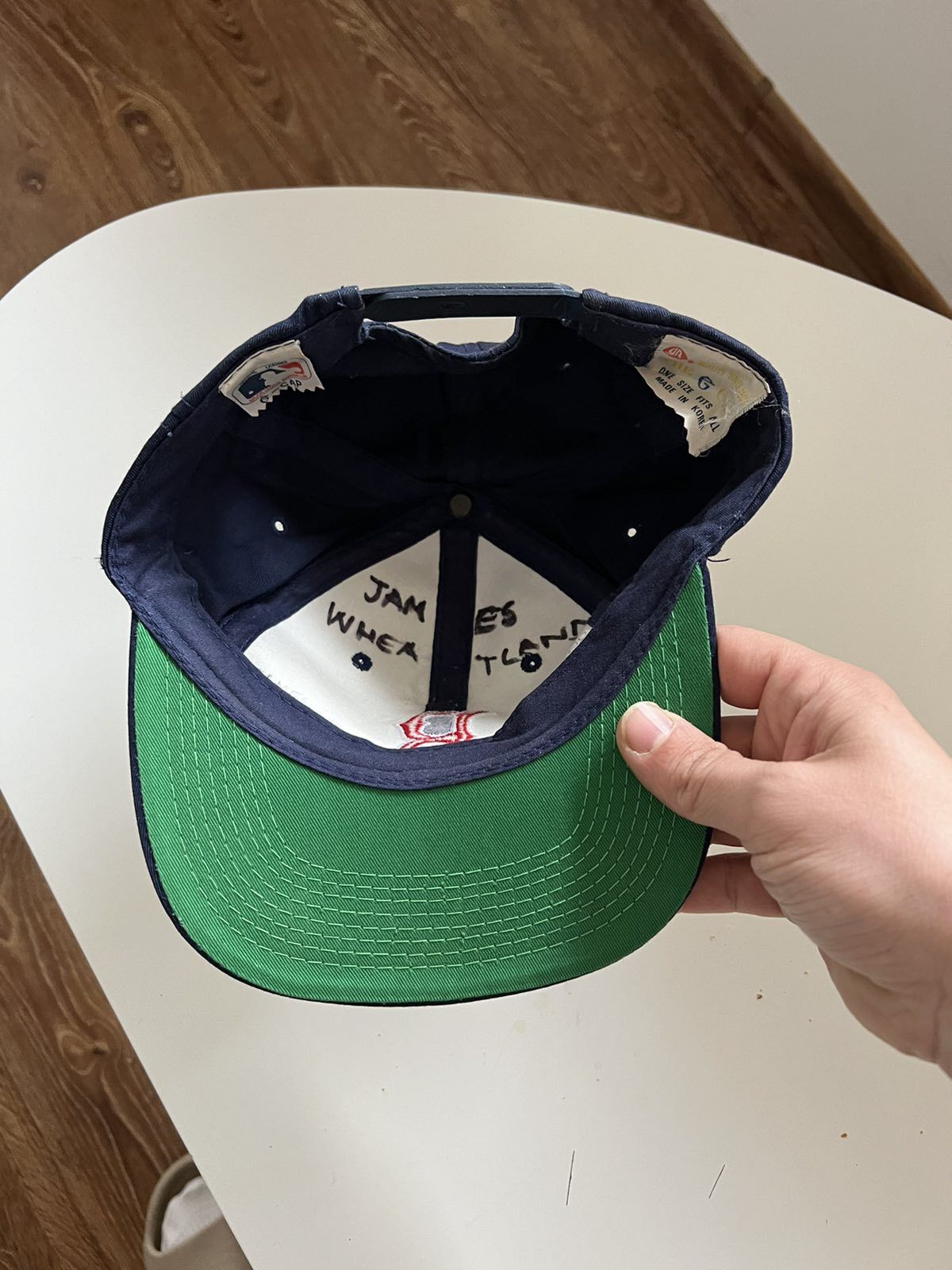 Vintage vintage BOSTON Red Sox Cap hat mlb 90s visor USA sportswear Size ONE SIZE - 7 Thumbnail