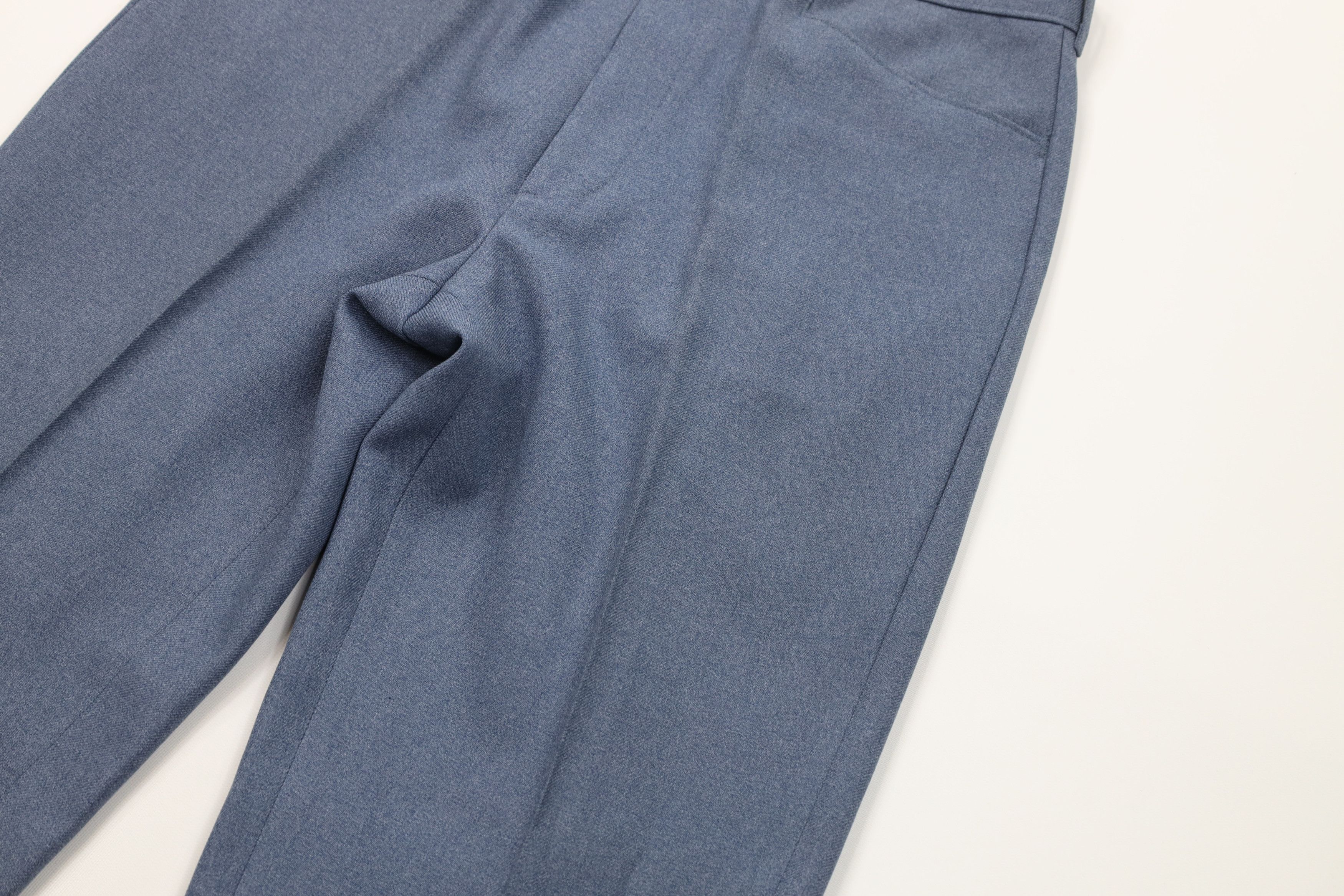 Levi's Vintage 80s Levis Knit Chino Pants Trousers Blue USA Size US 34 / EU 50 - 6 Thumbnail