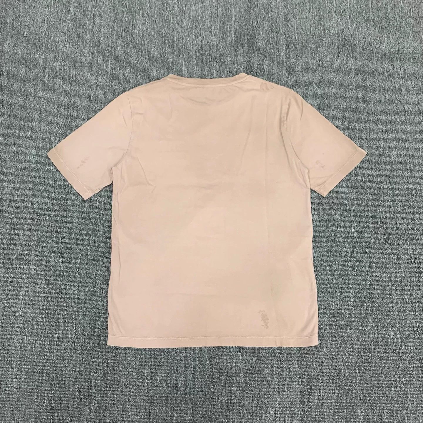 Miu Miu Miu Miu Pink Distressed Embroidered Logo Dirty SS L Size L / US 10 / IT 46 - 2 Thumbnail