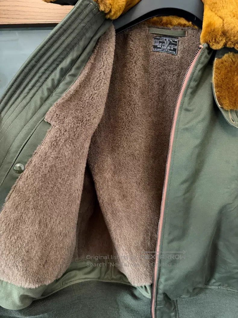The Real McCoy's The Real McCoys B-15 Alpaca Flight Jacket Size US L / EU 52-54 / 3 - 4 Thumbnail