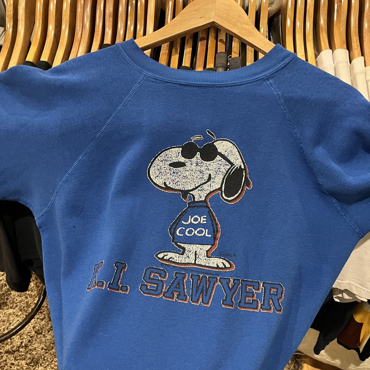 Vintage 70’s VTG K.L Sawyer Snoopy Peanuts Crewneck Sweatshirt Size US S / EU 44-46 / 1 - 2 Thumbnail