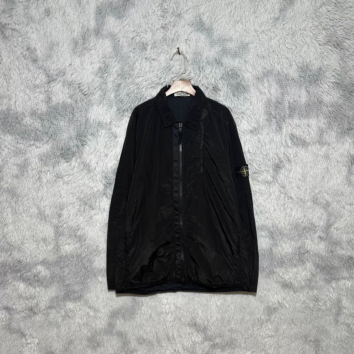 Stone Island Stone Island Black Jacket Outerwear Size US XL / EU 56 / 4 - 1 Thumbnail