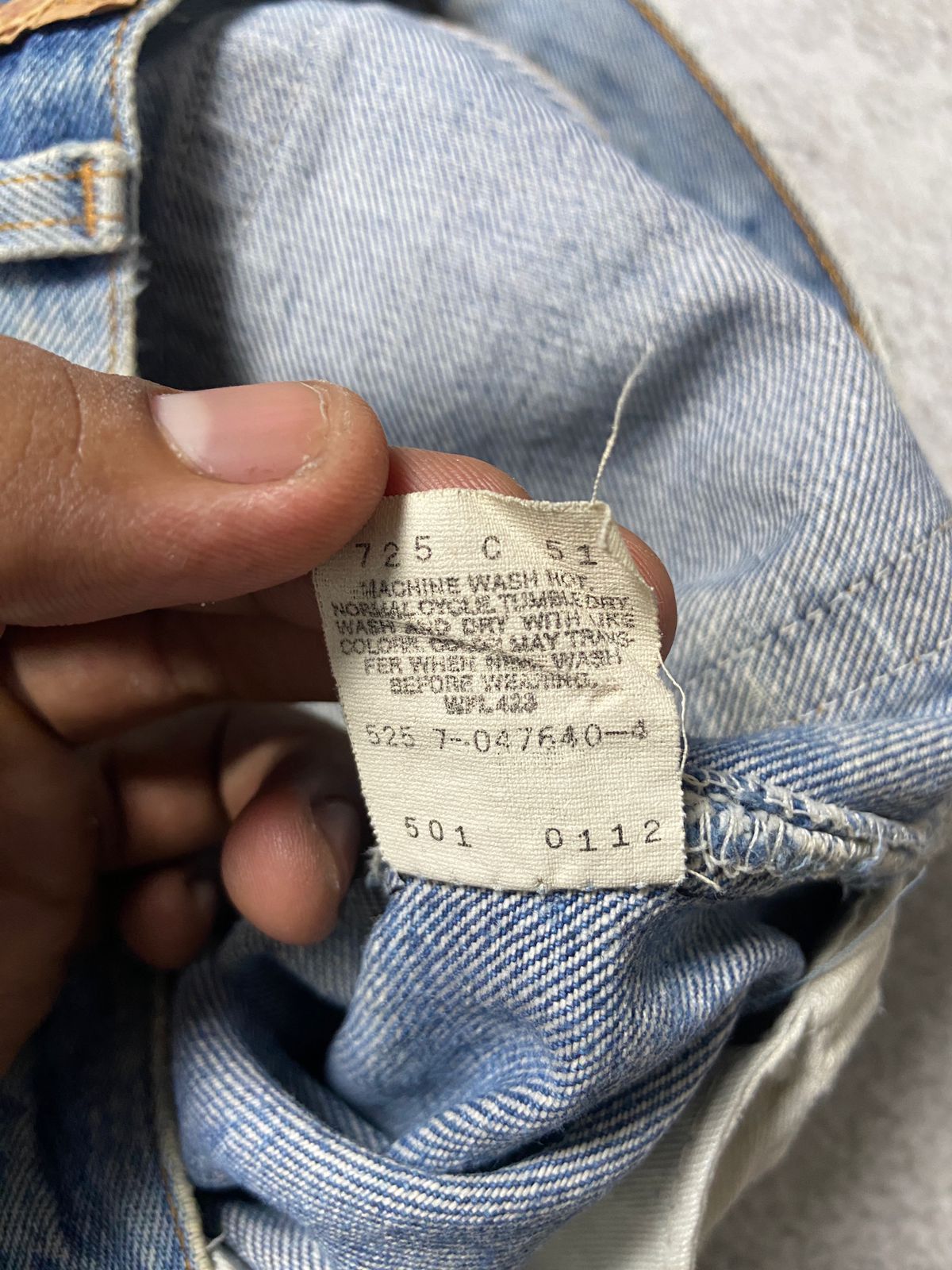 Levi's Vintage 80's levis 501 Size US 28 / EU 44 - 5 Thumbnail