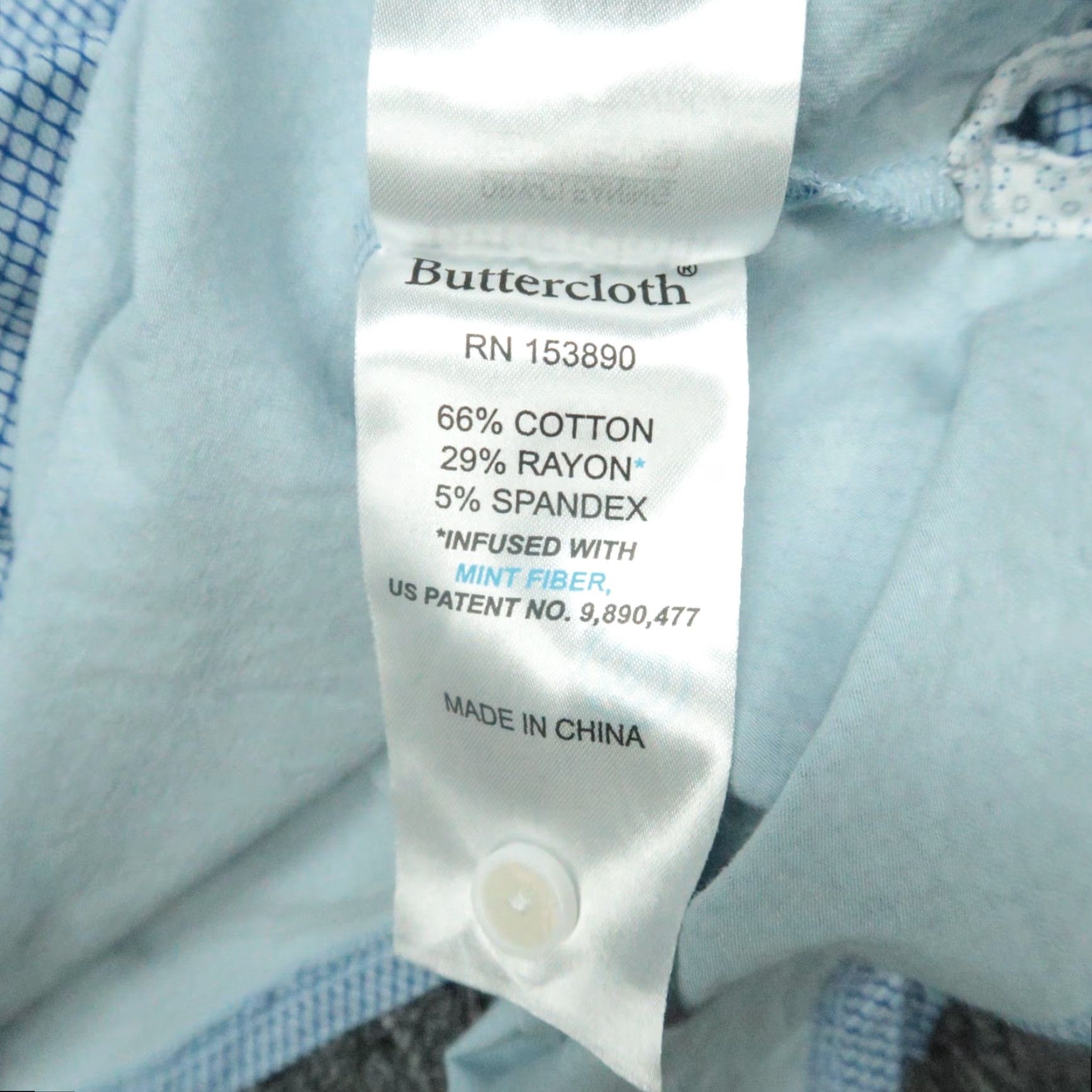 Vintage Buttercloth Shirt Mens 3XL Blue Polo Short Sleeve Regular Fit Cotton Size US XXL / EU 58 / 5 - 4 Thumbnail