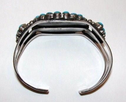 Designer Sterling Silver Turquoise and Red Coral Cuff Bracelet Size ONE SIZE - 3 Thumbnail