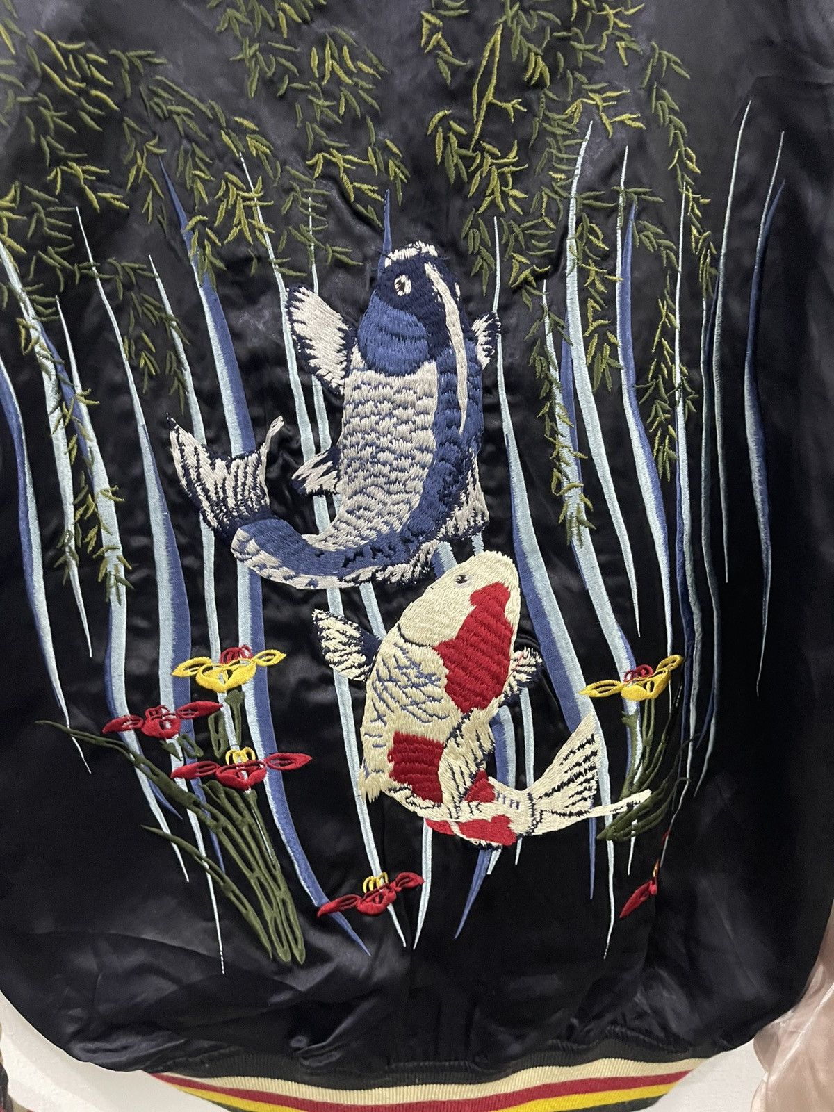 Japanese Brand Houston Rayon Sukajan Reversible Souvenier Jacket Size US L / EU 52-54 / 3 - 9 Thumbnail