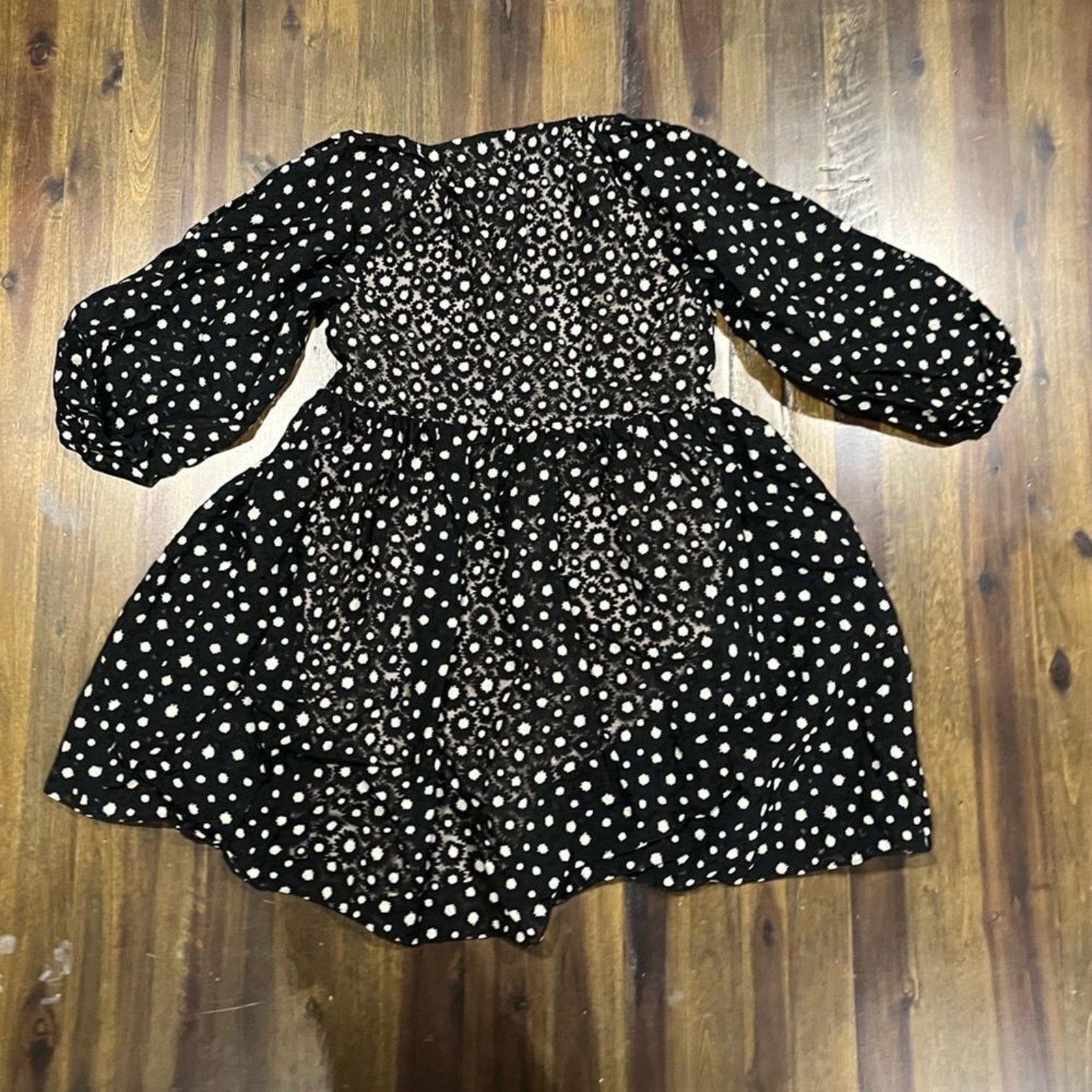Vintage Sunday Best Aritzia Bonita Mini Babydoll Dress - Size XXS Size XS / US 0-2 / IT 36-38 - 7 Thumbnail