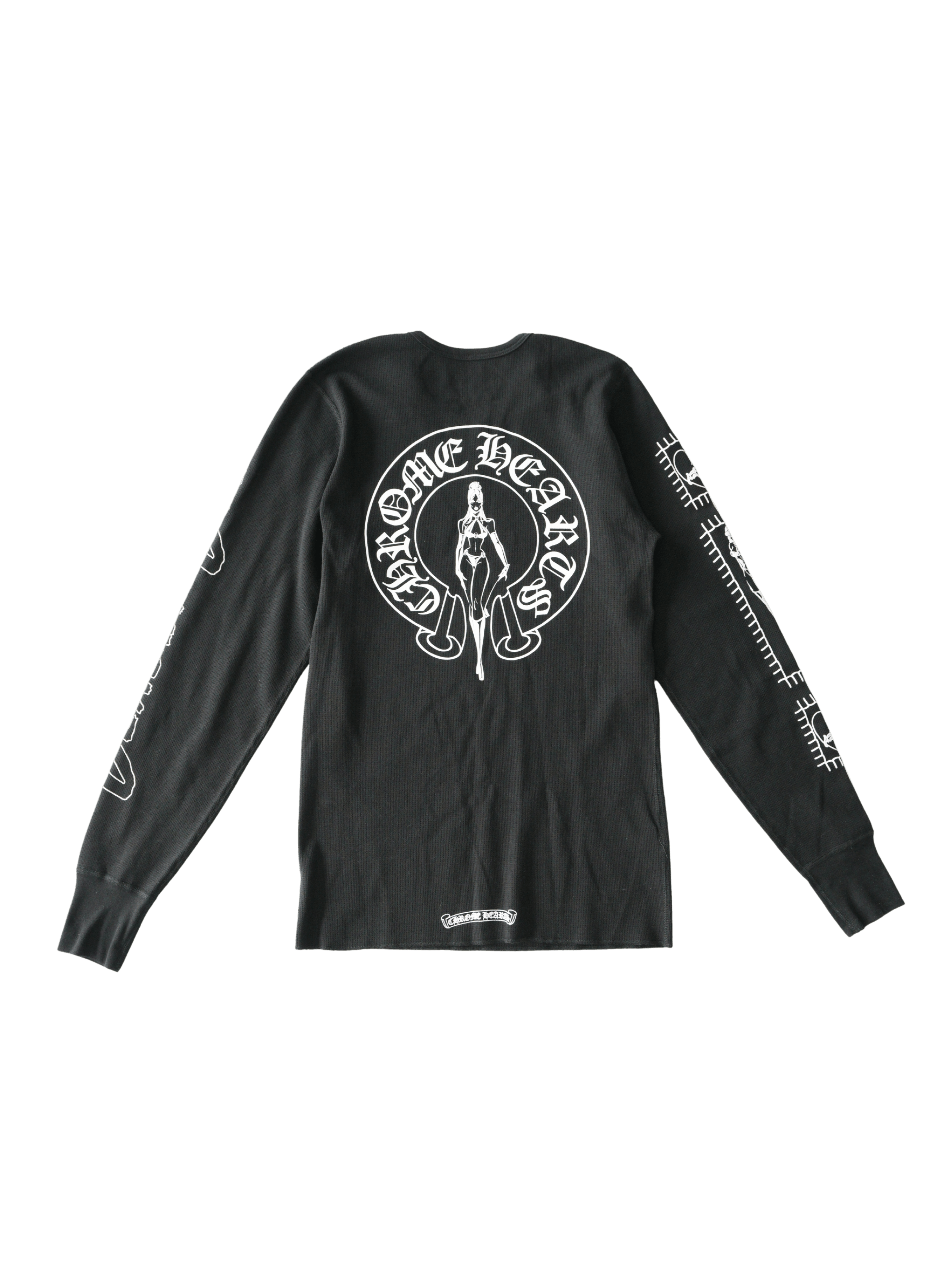 Chrome Hearts Chrome Hearts Deadly Doll Waffle Long Sleeve Size US XL / EU 56 / 4 - 1 Thumbnail