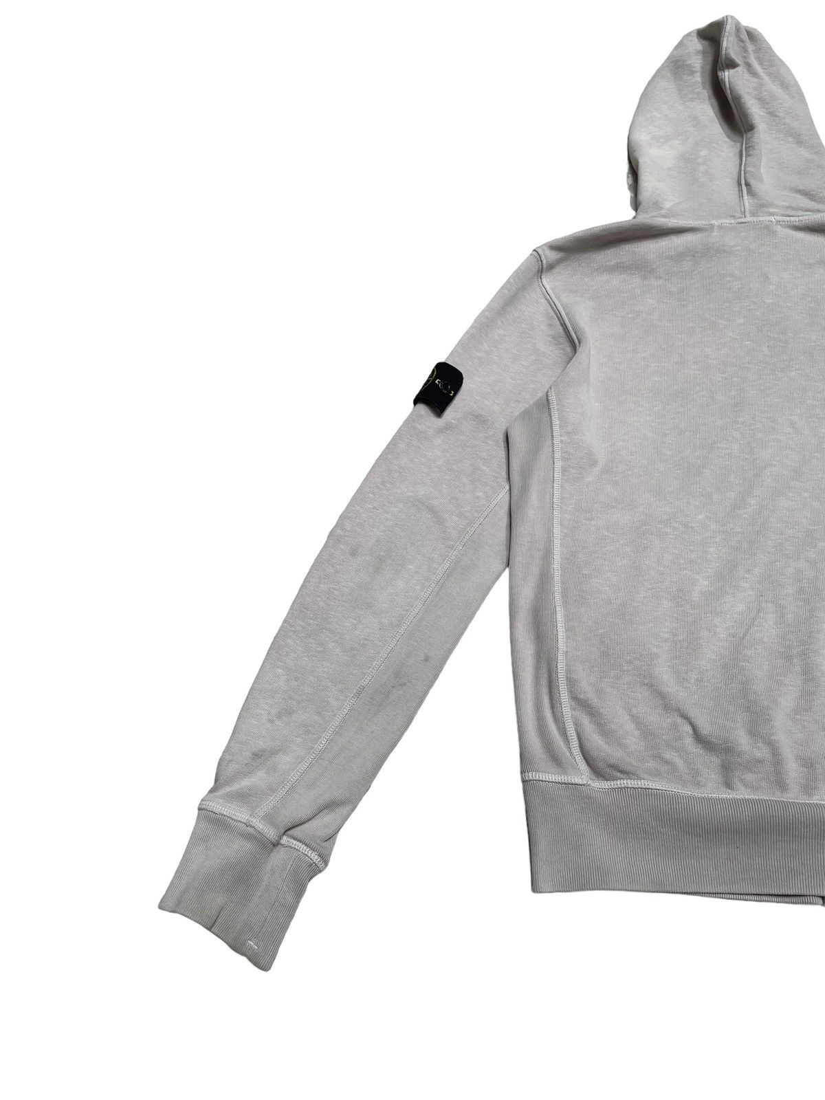 Stone Island Isla Zip Up Hooded Sweatshirt Dry Grey 2000s Size US S / EU 44-46 / 1 - 5 Thumbnail