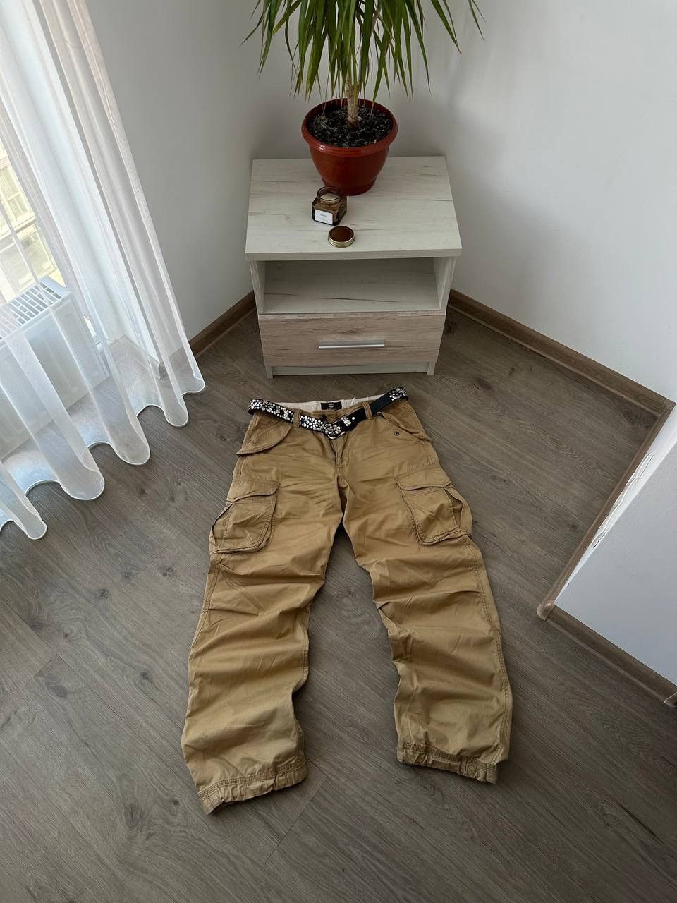 Timberland × Vintage Vintage Timberland Cargo Beige Duxbury Pants Size US 32 / EU 48 - 2 Thumbnail