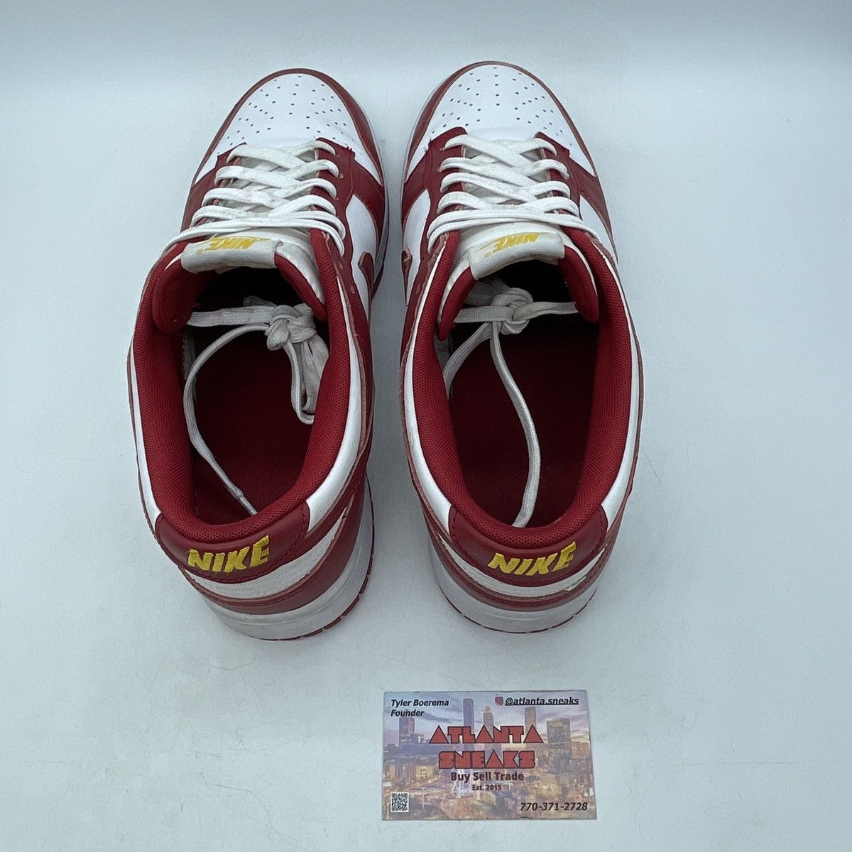 Nike Dunk low gym red Size US 12 / EU 45 - 6 Thumbnail