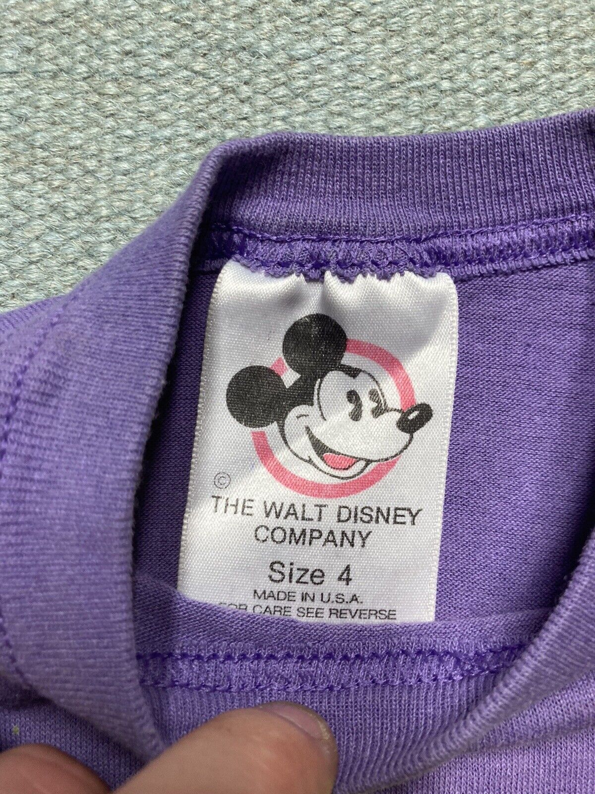 Disney × Vintage VTG 80s sleeveless t shirt Mickey Mouse Disney sz 4 baby tee Size XXS / US 00 / IT 34 - 3 Thumbnail