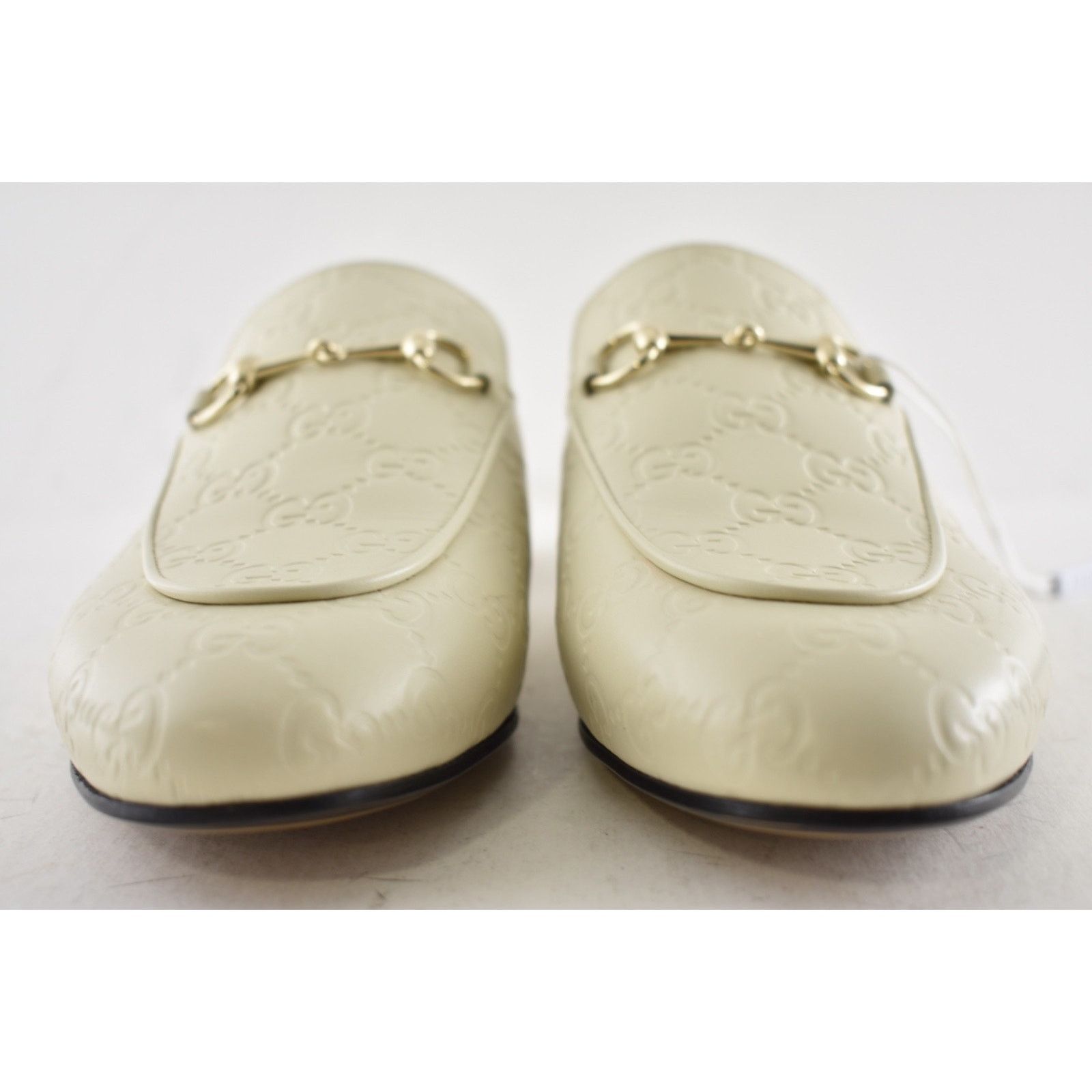 Gucci Gucci Princetown New Ivory GG Monogram Slide Loafer 36.5 Size US 6.5 / IT 36.5 - 12 Thumbnail