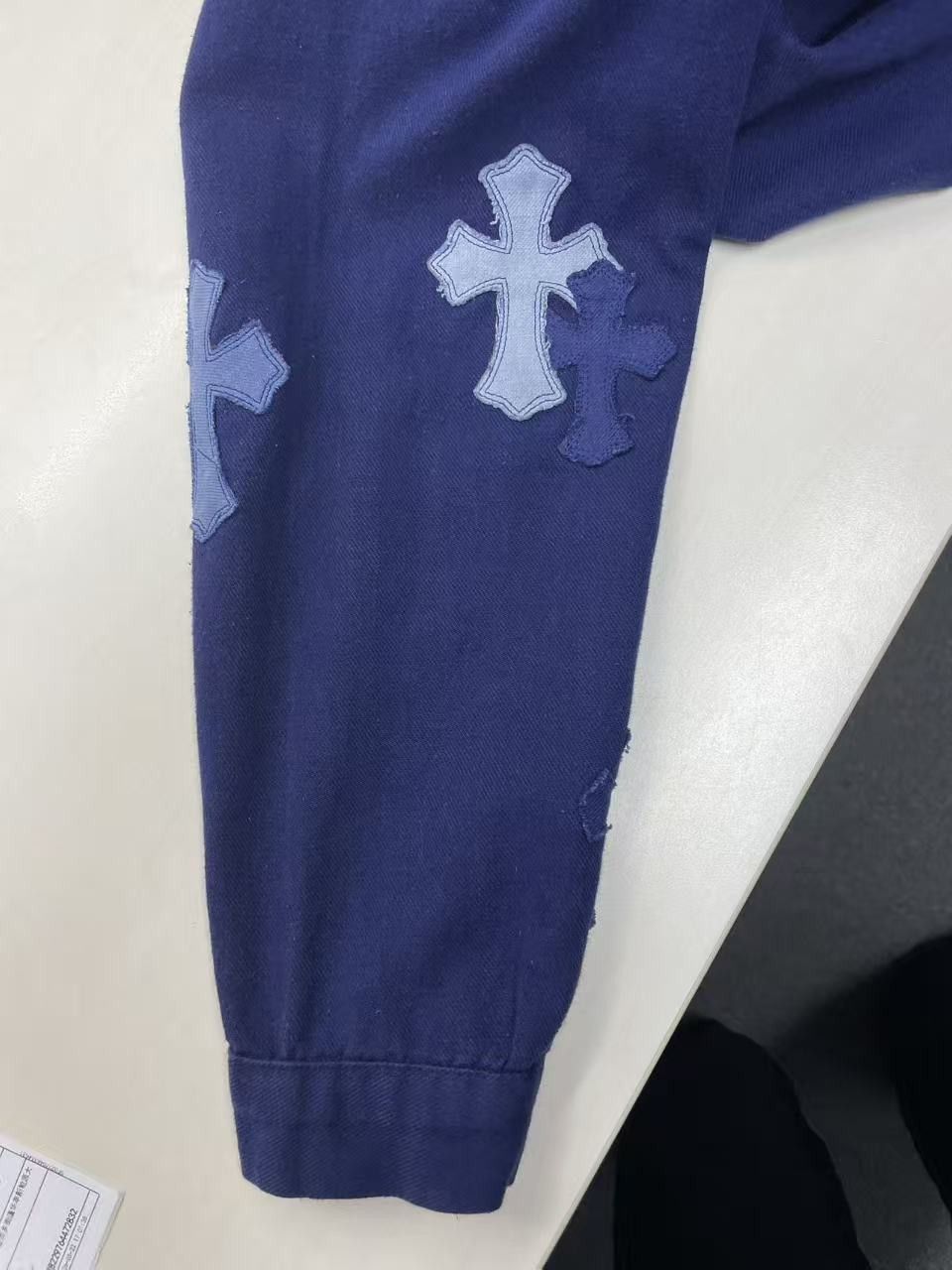 Chrome Hearts Chrome Hearts Cross Patch Bleu de Travail French Work Jacket Size US M / EU 48-50 / 2 - 3 Thumbnail