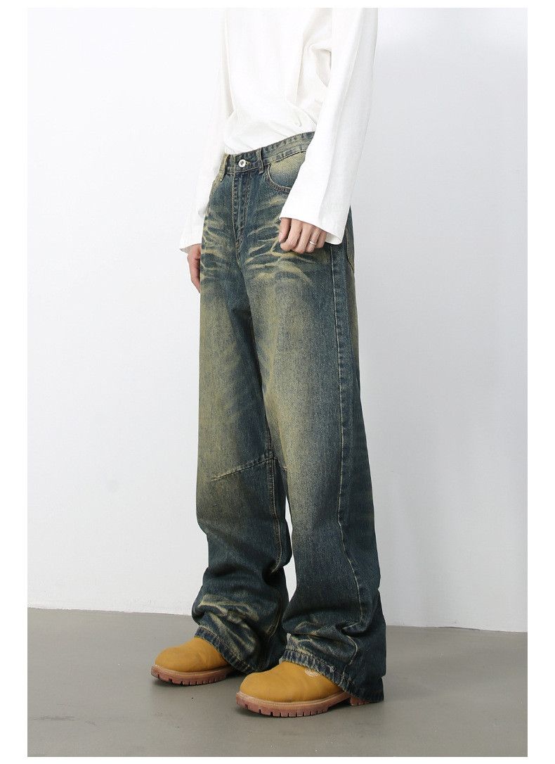 Japanese Brand Men's American retro distressed high street jeans Size US 32 / EU 48 - 4 Thumbnail