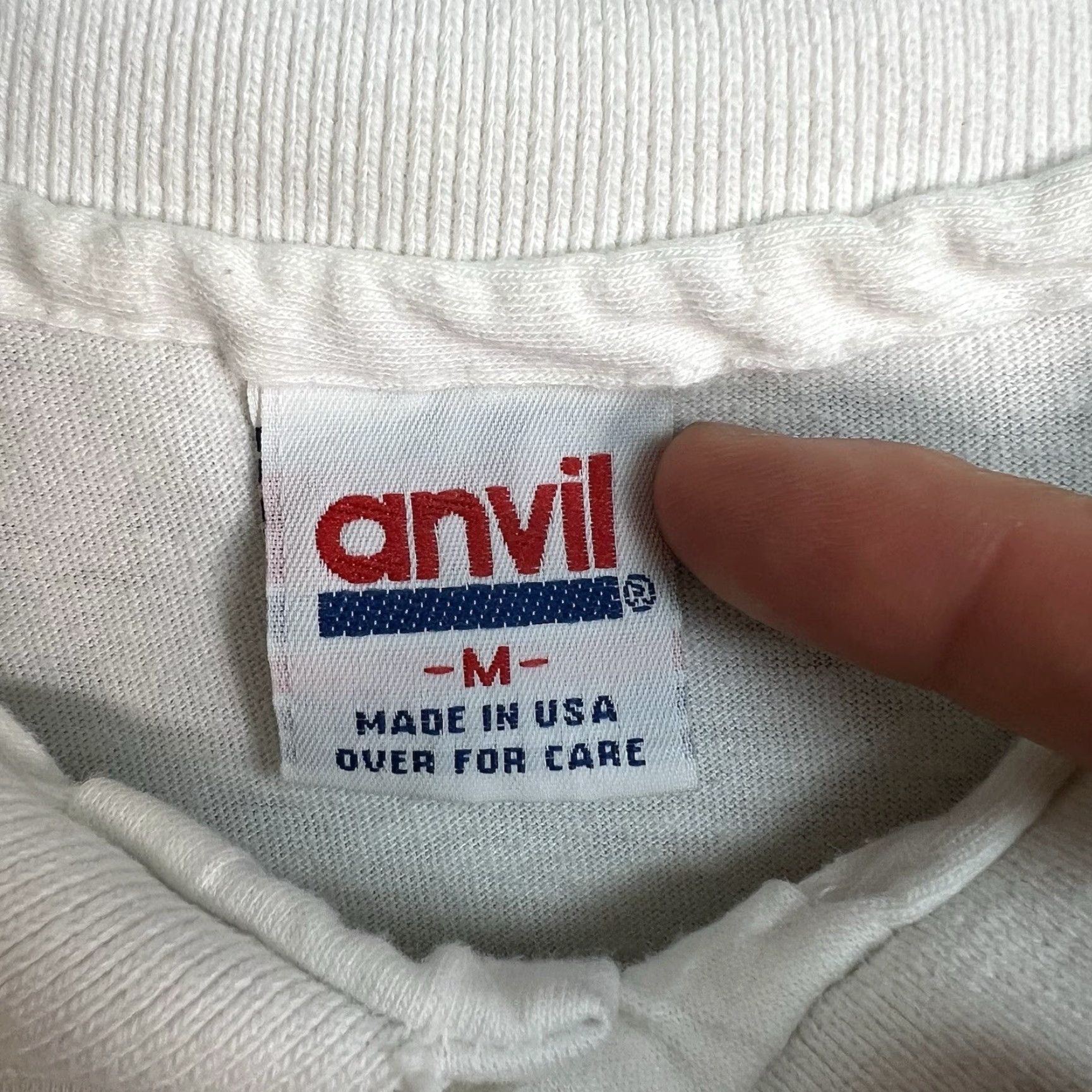Anvil VINTAGE 90s Tracy Racing Chevrolet Camaro Drag Car Polo Shirt Adult Medium White Size US M / EU 48-50 / 2 - 5 Thumbnail