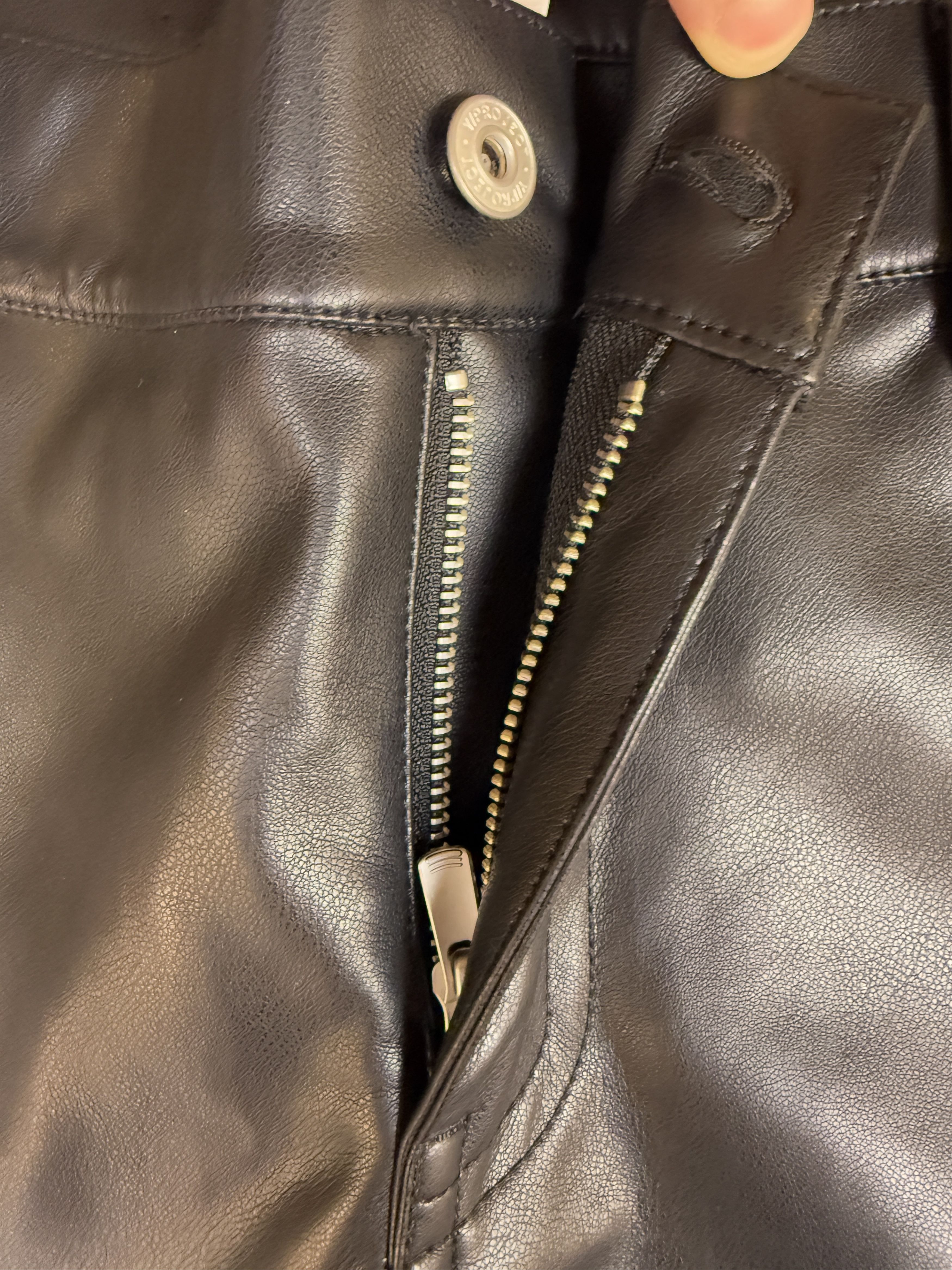 Y/Project $760 Y/Project Hook and Eye Slim Leather Pants Size US 26 / EU 42 - 6 Thumbnail