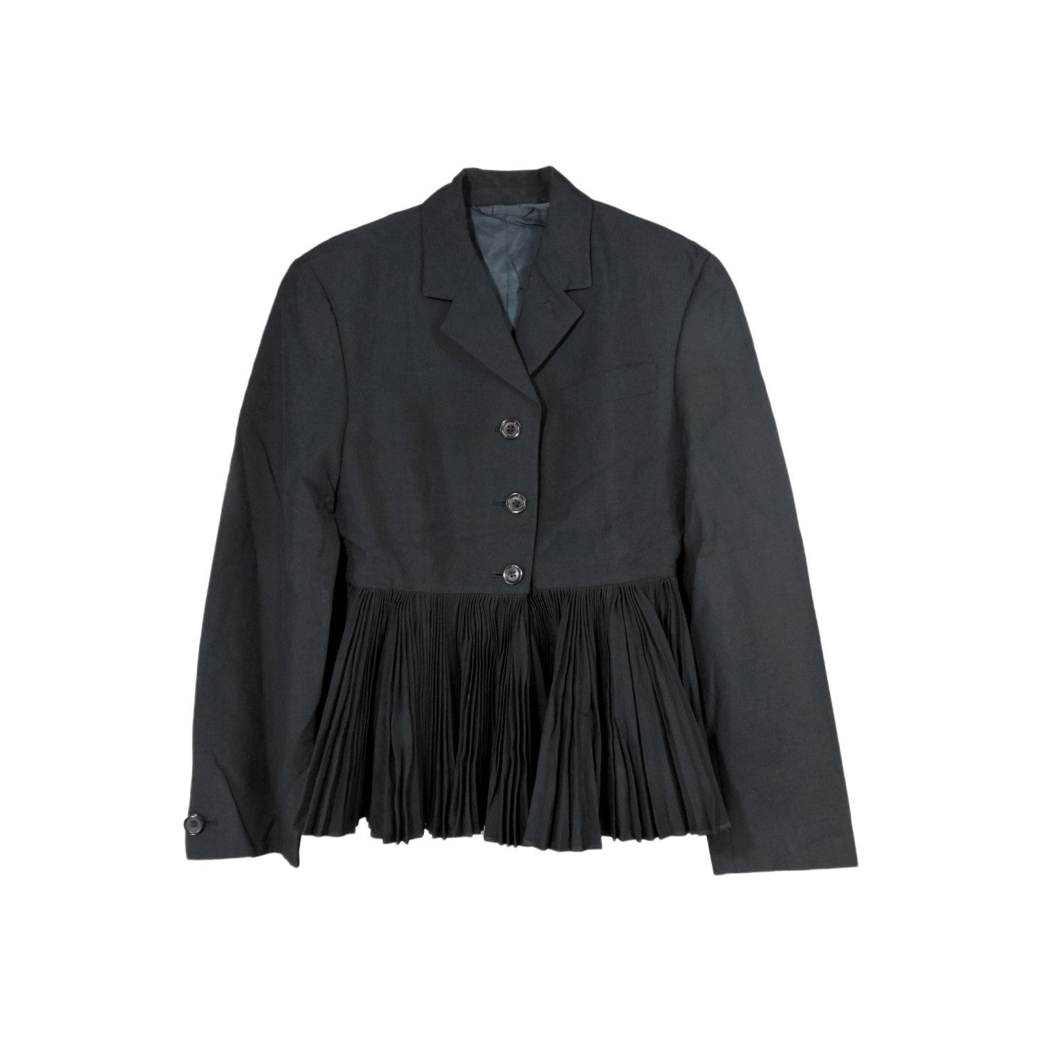 Romeo Gigli ROMEO GIGLI PLEATED HEM BLAZER JACKET Size M / US 6-8 / IT 42-44 - 1 Thumbnail