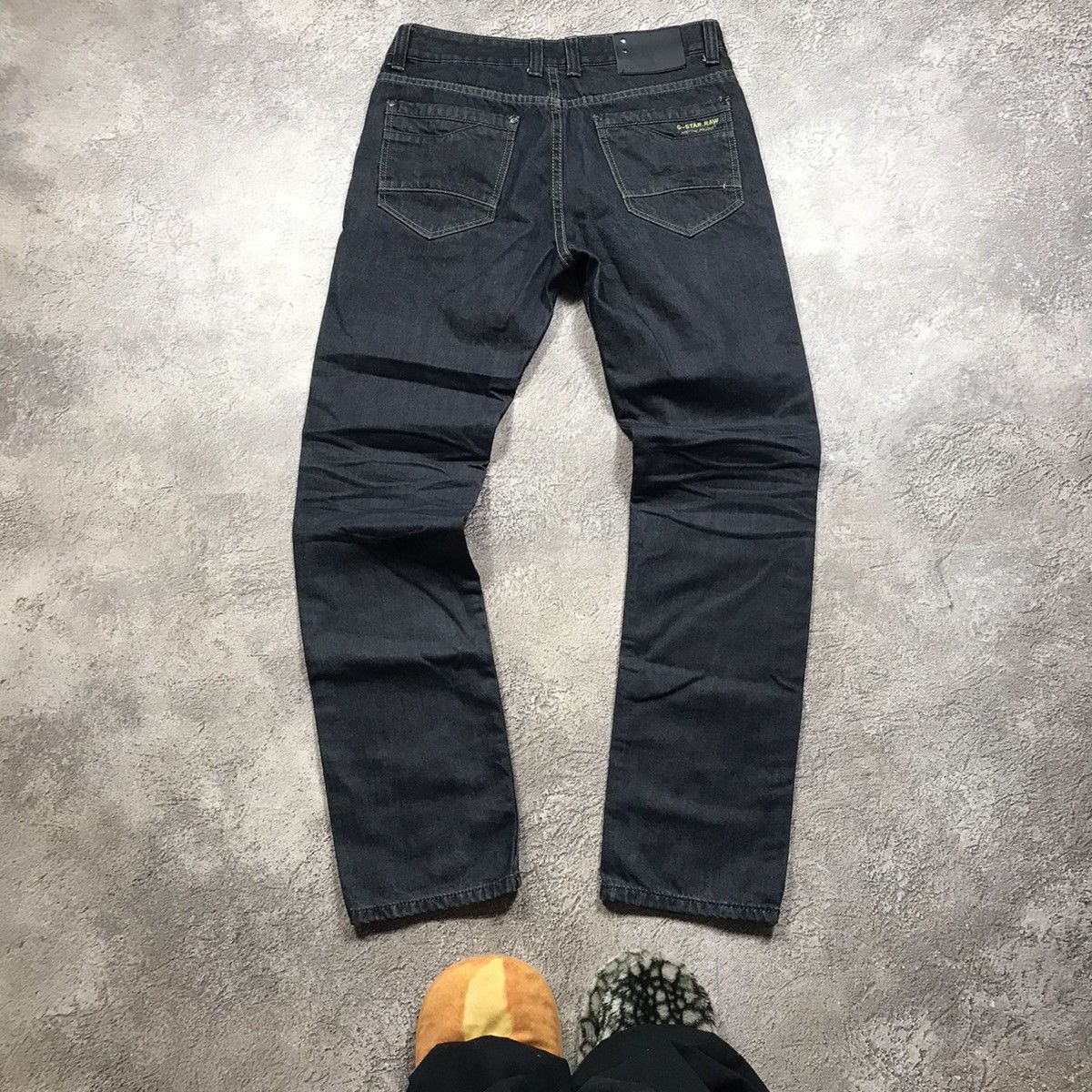 Vintage Vintage 90s G-Star Distressed Baggy Jeans Grunge Skate 33 Size US 33 - 5 Thumbnail