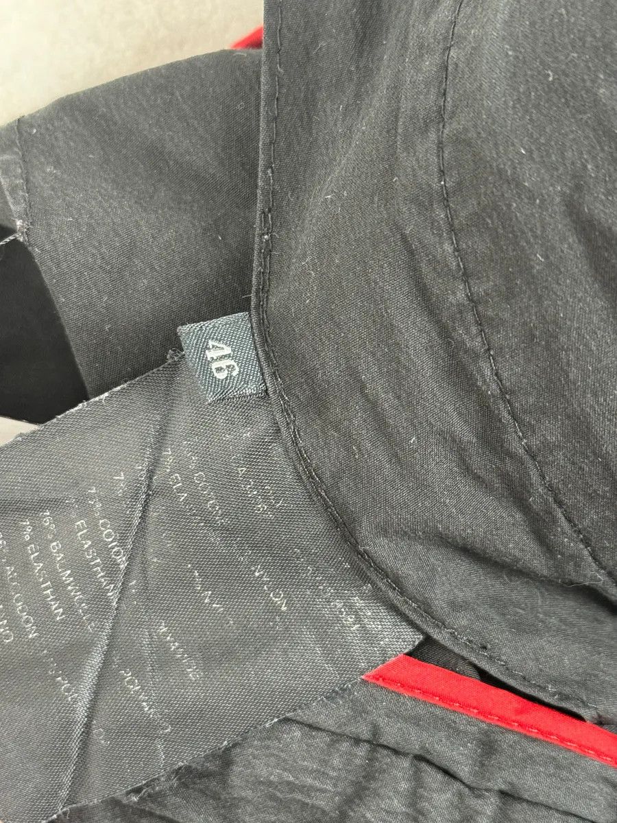Prada 2000s Prada Black Linea Rossa Nylon Zip Pants Size US 39 - 12 Thumbnail