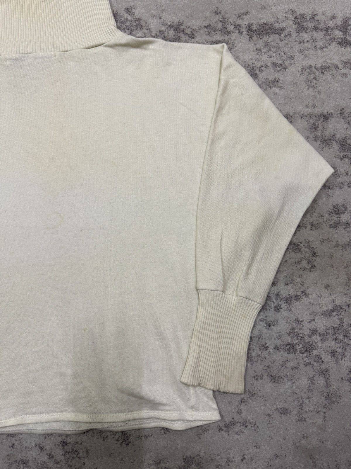Norma Kamali Vintage Norma Kamali Tutrleneck Pullover Ribbed Cuffs Crop Size M / US 6-8 / IT 42-44 - 15 Thumbnail