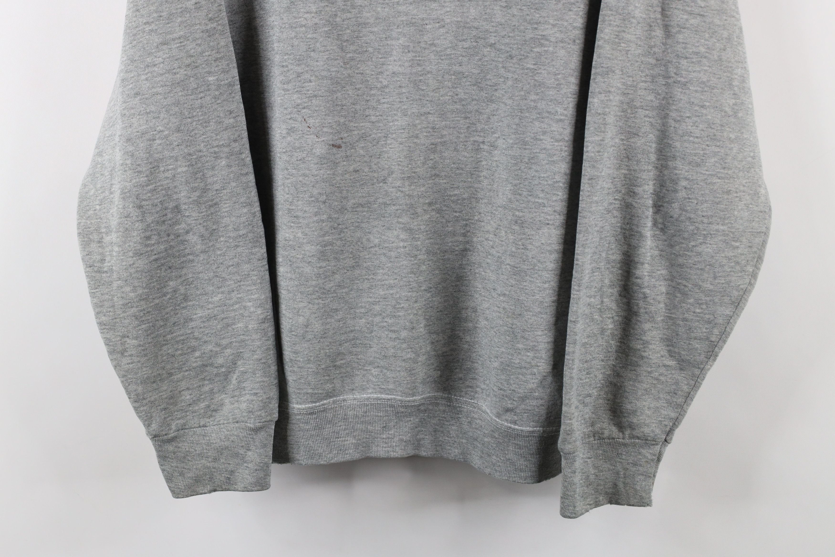 Vintage Vintage 90s Wilson Spell Crewneck Sweatshirt Heather Gray Size US M / EU 48-50 / 2 - 3 Thumbnail