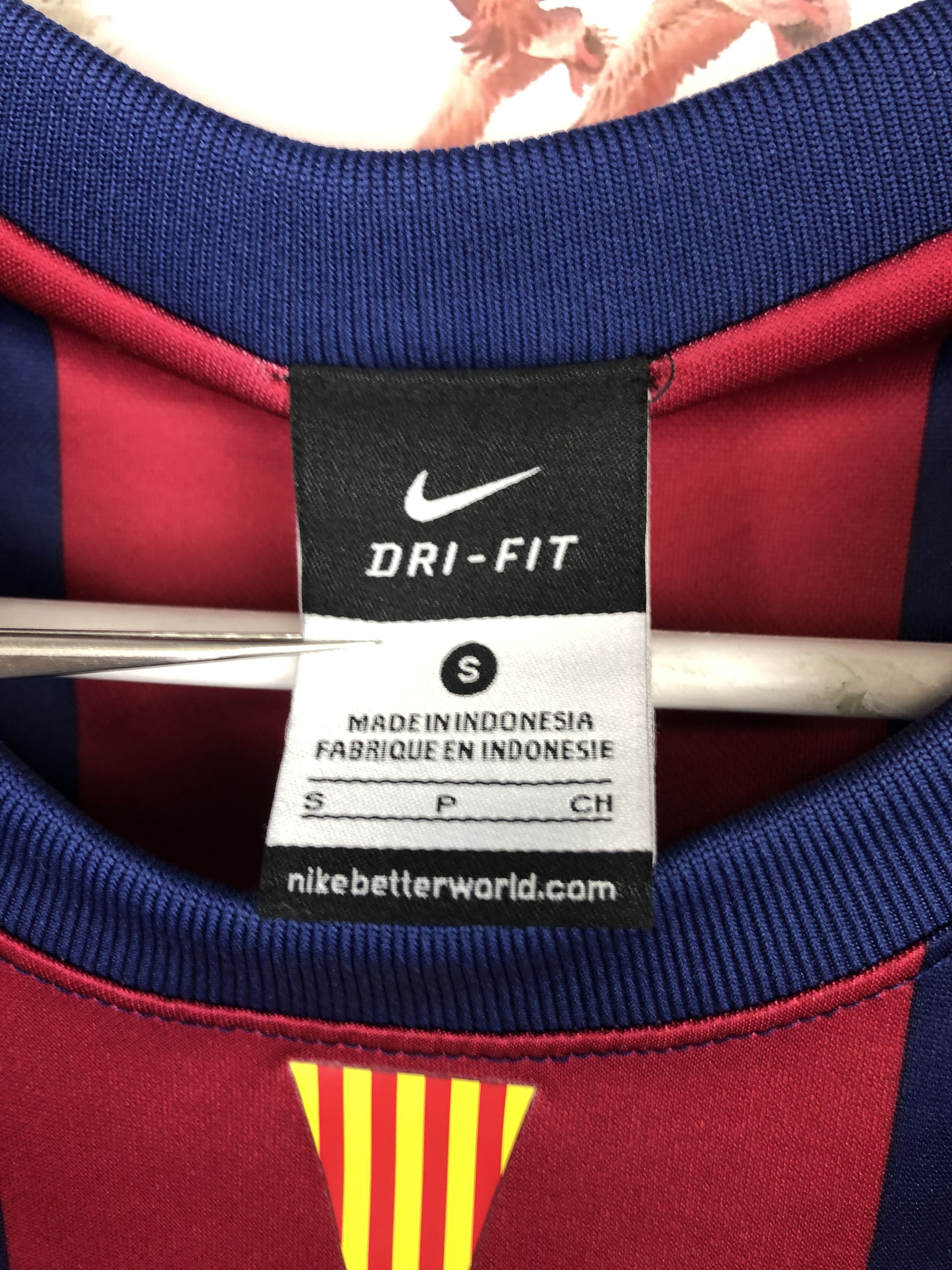Nike Barcelona football shirt Soccer Nike Maglia Jersey Tee Hype Size US S / EU 44-46 / 1 - 7 Thumbnail