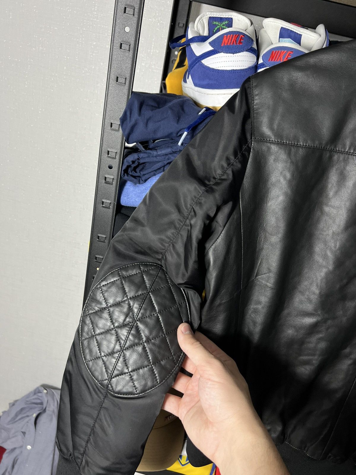 Emporio Armani 🖤 NWT Emporio Armani Reversible Leather Bomber — Black Size US M / EU 48-50 / 2 - 5 Thumbnail