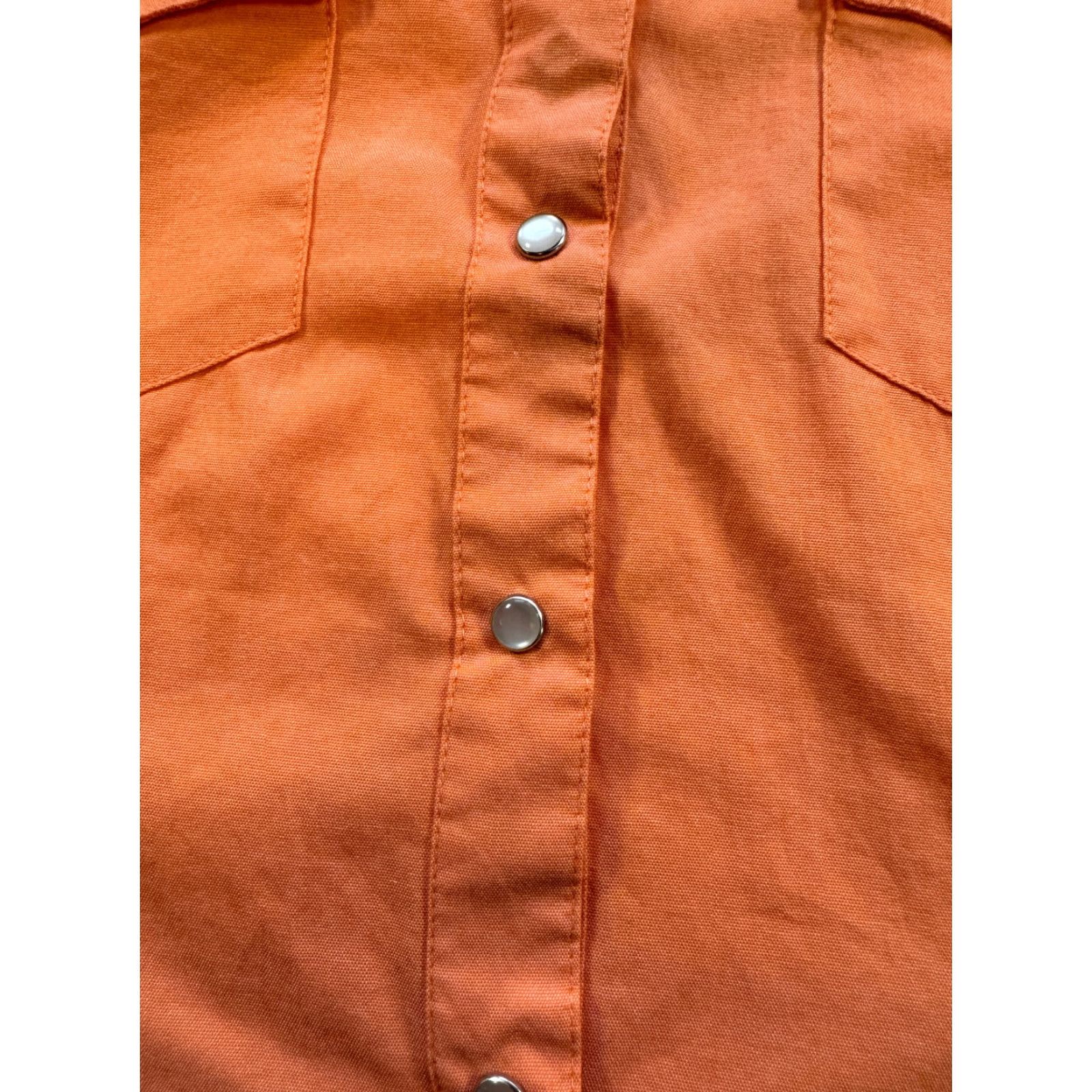 Vintage VINTAGE Outback Trading Co. Long Sleeve Pearl Snap Womens XL Orange Western Shirt 1960 Size XL / US 12-14 / IT 48-50 - 5 Thumbnail
