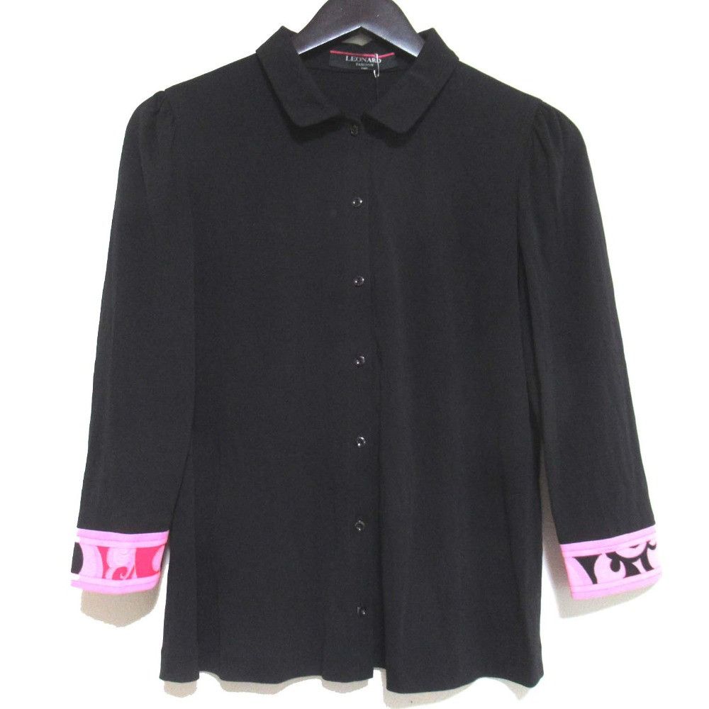 Other Leonard Leonard Fashion Three Quarter Sleeve Blouse Textile Tops DUTY FREE for USA Size ONE SIZE - 1 Thumbnail