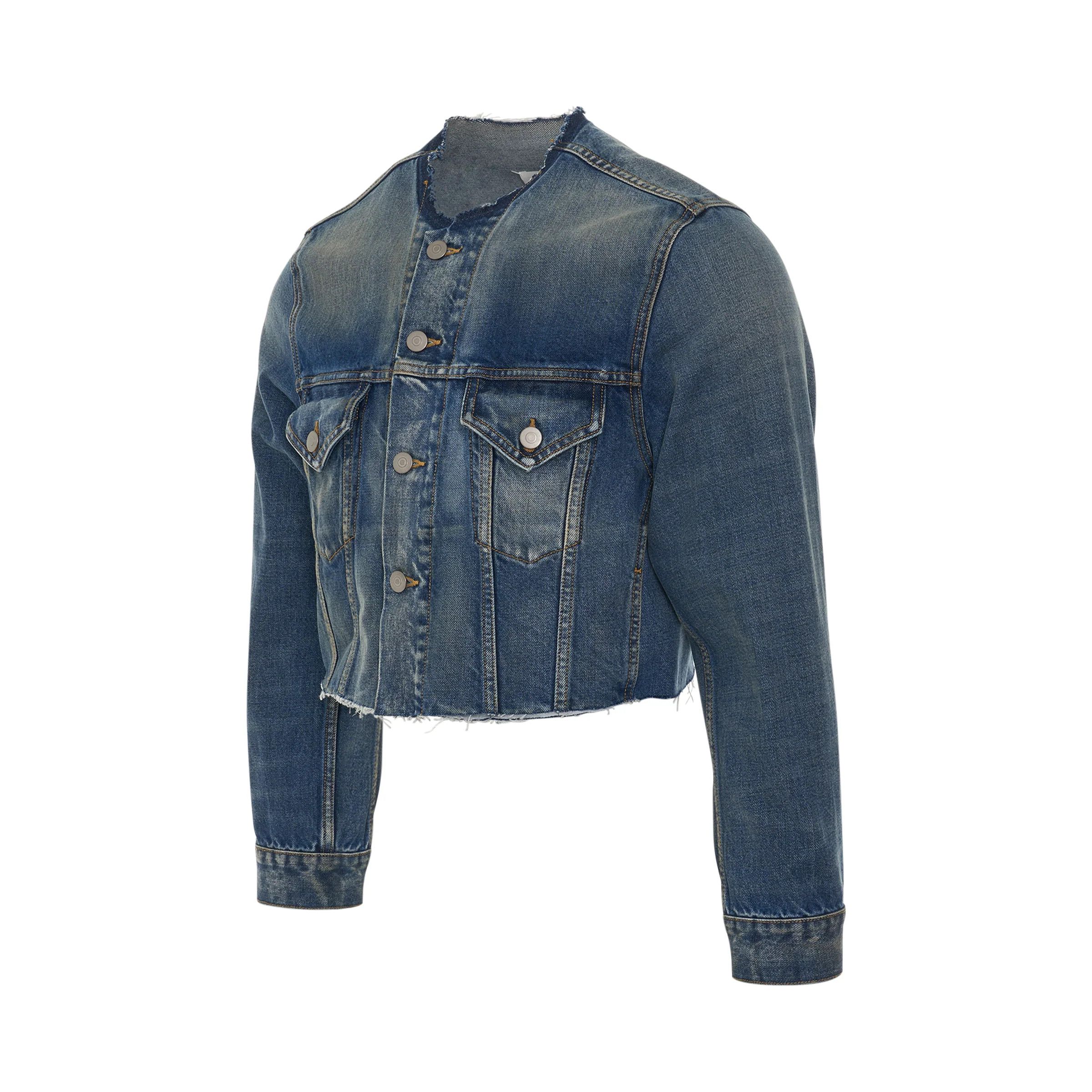 Maison Margiela o1mris0824 Denim Jacket in Indigo Size US L / EU 52-54 / 3 - 2 Thumbnail