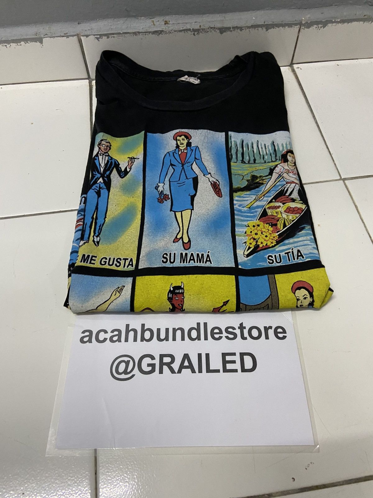Other MEXICAN LOTERIA GAME TEE SHIRT Size US L / EU 52-54 / 3 - 10 Thumbnail