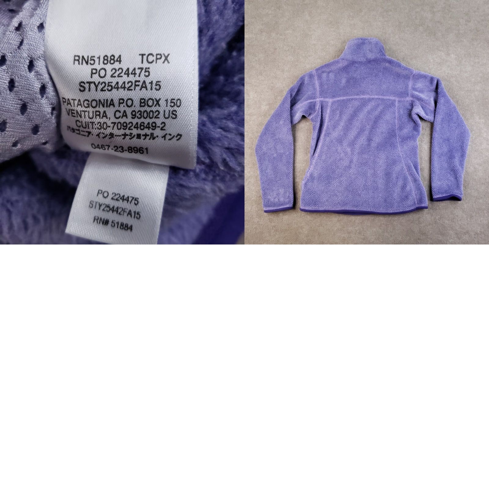 Patagonia Patagonia Sweater Womens Small Purple Fleece Snap Pullover Outdoor Cozy Size S / US 4 / IT 40 - 8 Thumbnail