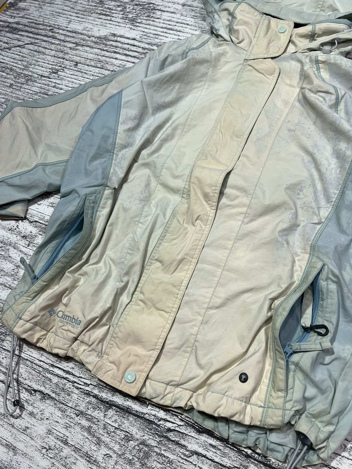 General Research 2000s Archival Columbia Thrashed Outdoor Hodded Jacket y2k Size US L / EU 52-54 / 3 - 2 Thumbnail