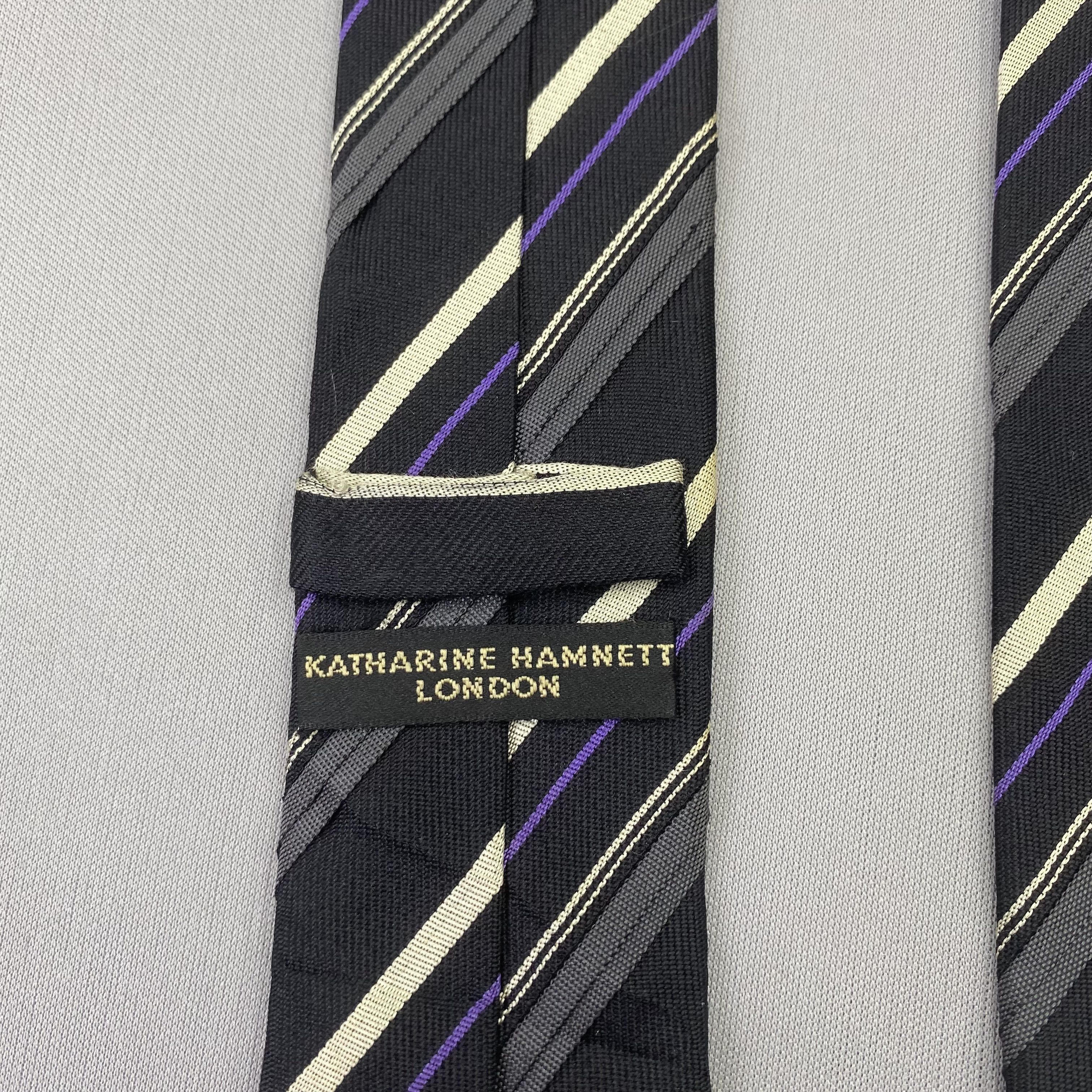 Katharine Hamnett London Vintage Katharine Hamnett SILK Necktie Cravate Pure Silk Size ONE SIZE - 7 Thumbnail